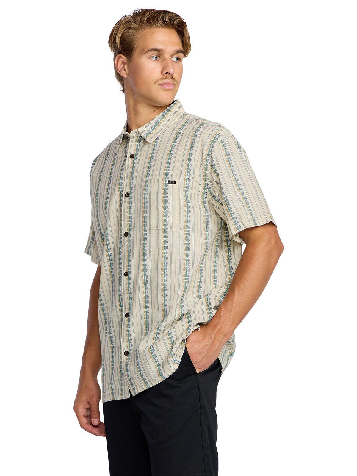 Camisa m/c Hombre Sundays jacquard Beige-5