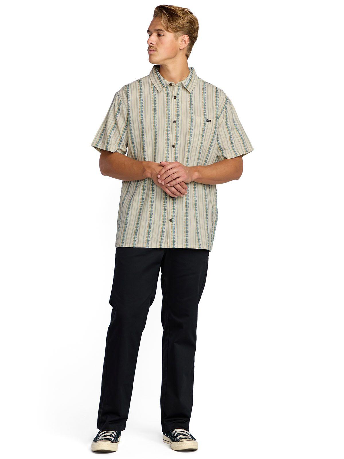 Camisa m/c Hombre Sundays jacquard Beige-7