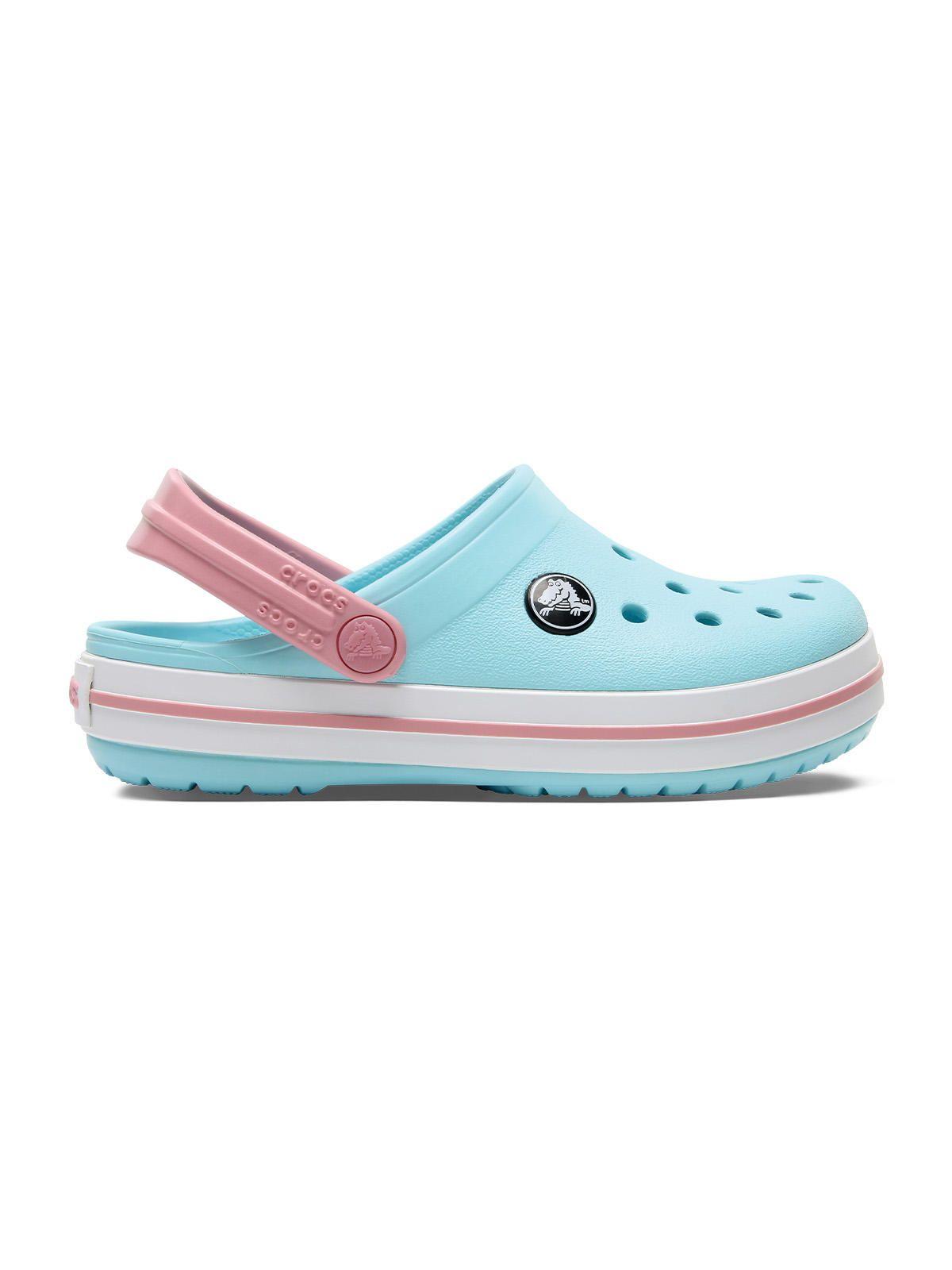 Zueco Crocs Niño Crocband Clog K Celeste-0