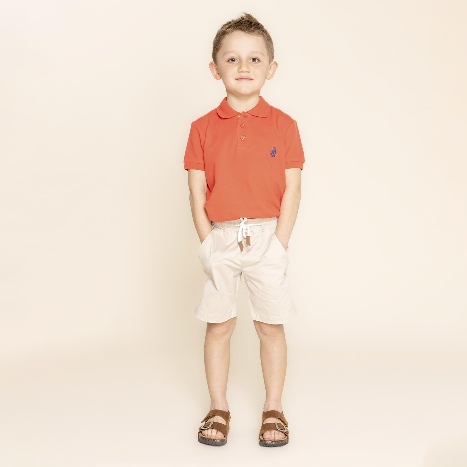 Shorts Niño Clasico (1-14) Beige-1