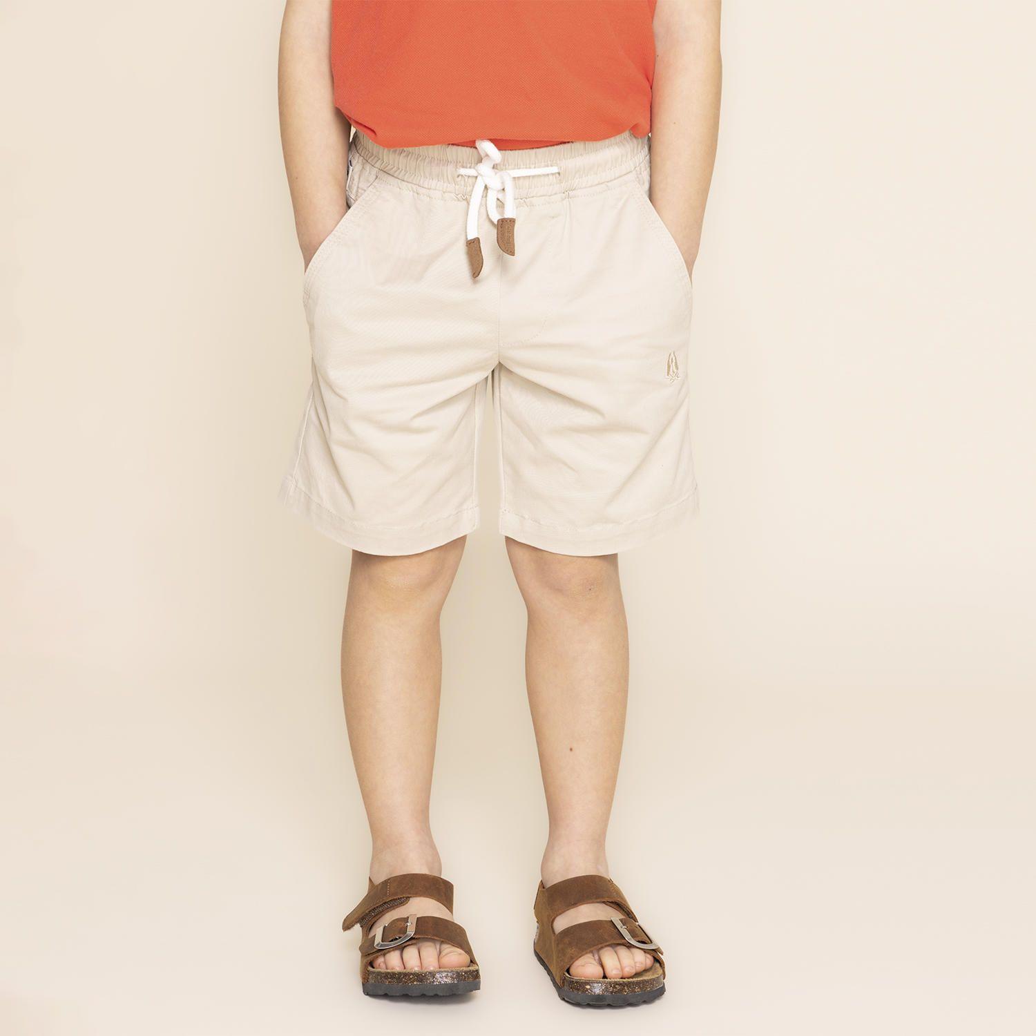 Shorts Niño Clasico (1-14) Beige-3