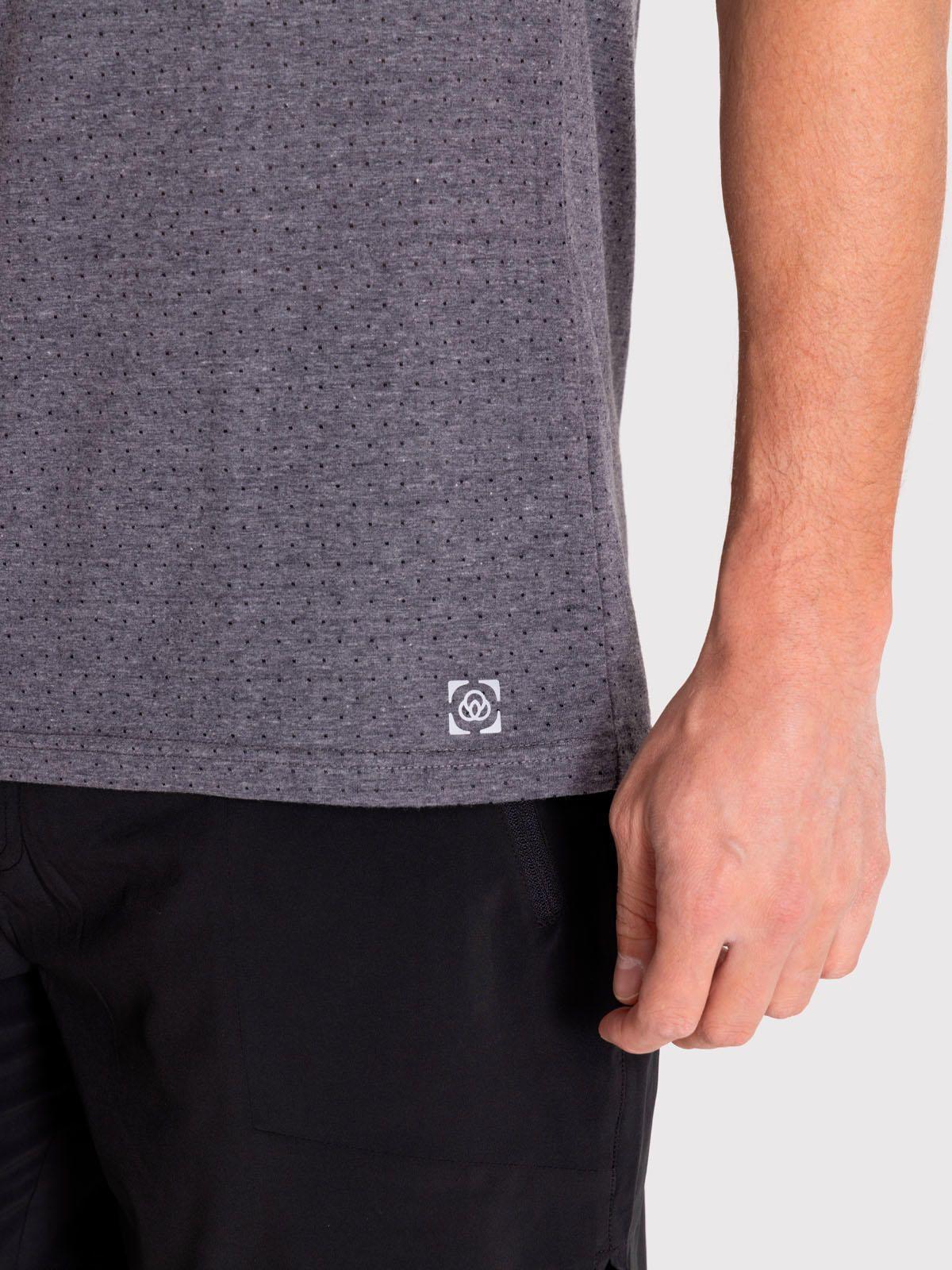 Polera deportiva Hombre Training Vest Gris Oscuro-4