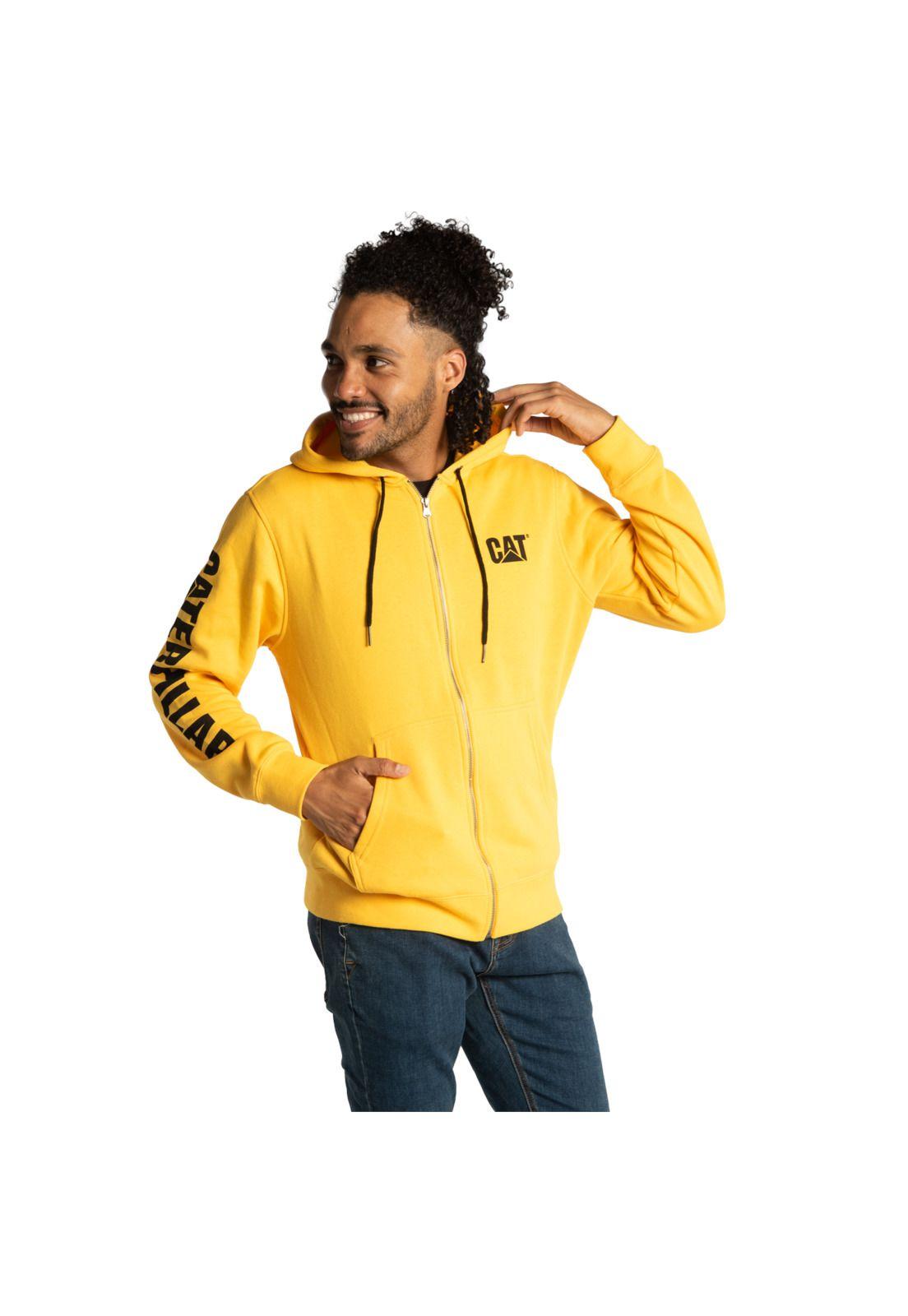 Polerón Hombre Foundation Fz Dm Hoo Amarillo-0