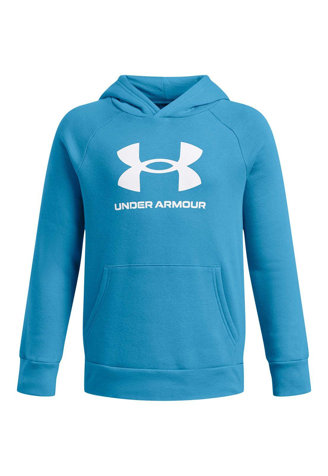Polerón UA Rival Fleece Para Niños Azul-0