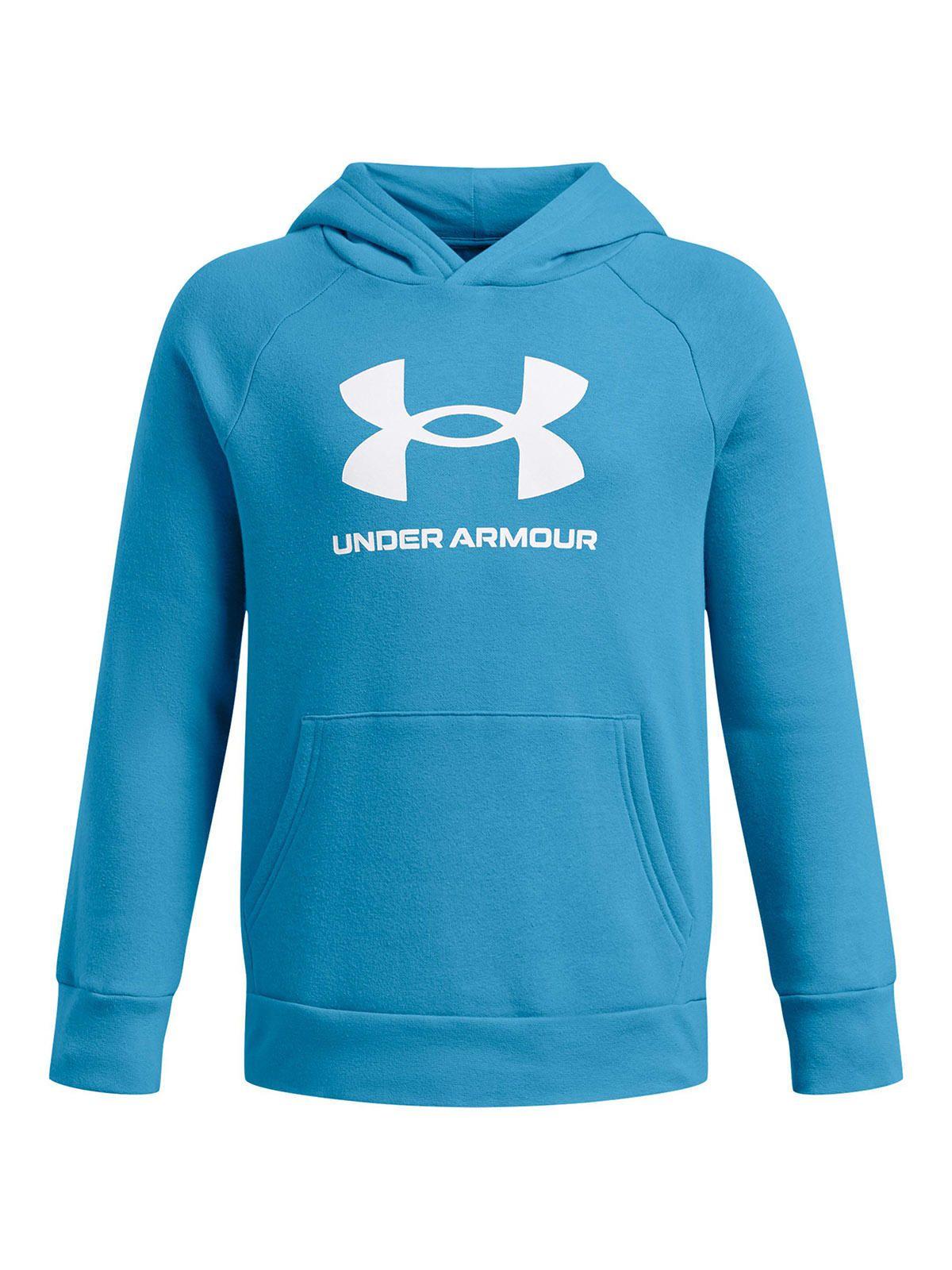 Polerón UA Rival Fleece Para Niños Azul-0