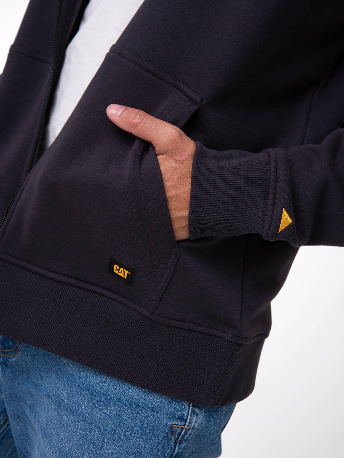 Polerón Hombre Patch Full Zip Negro-4