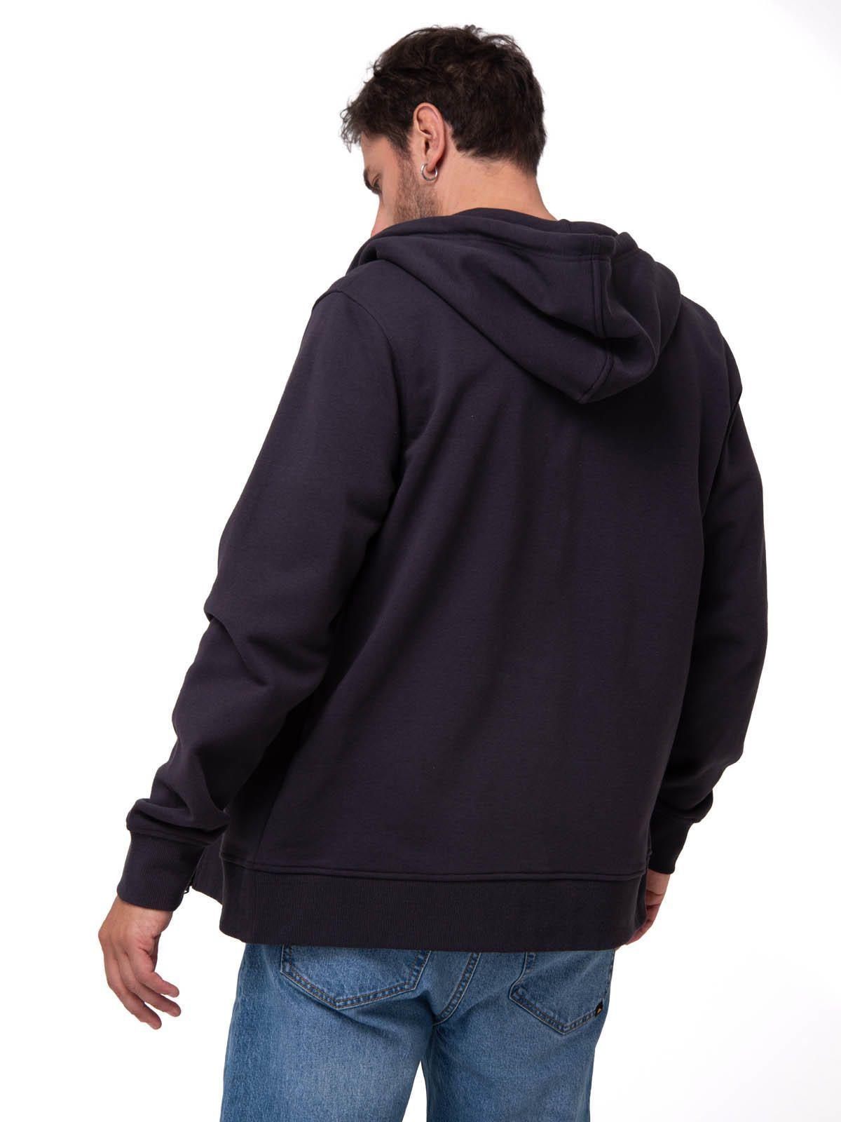 Polerón Hombre Patch Full Zip Negro-1