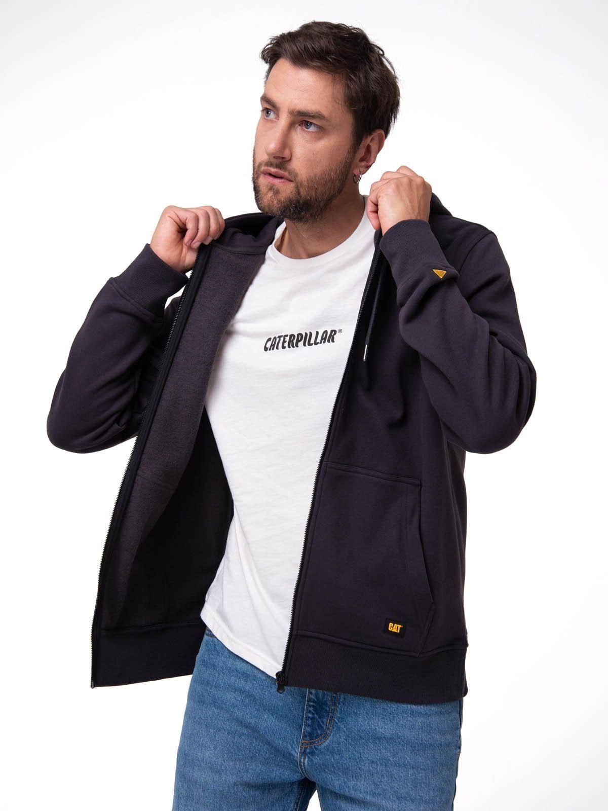 Polerón Hombre Patch Full Zip Negro-0