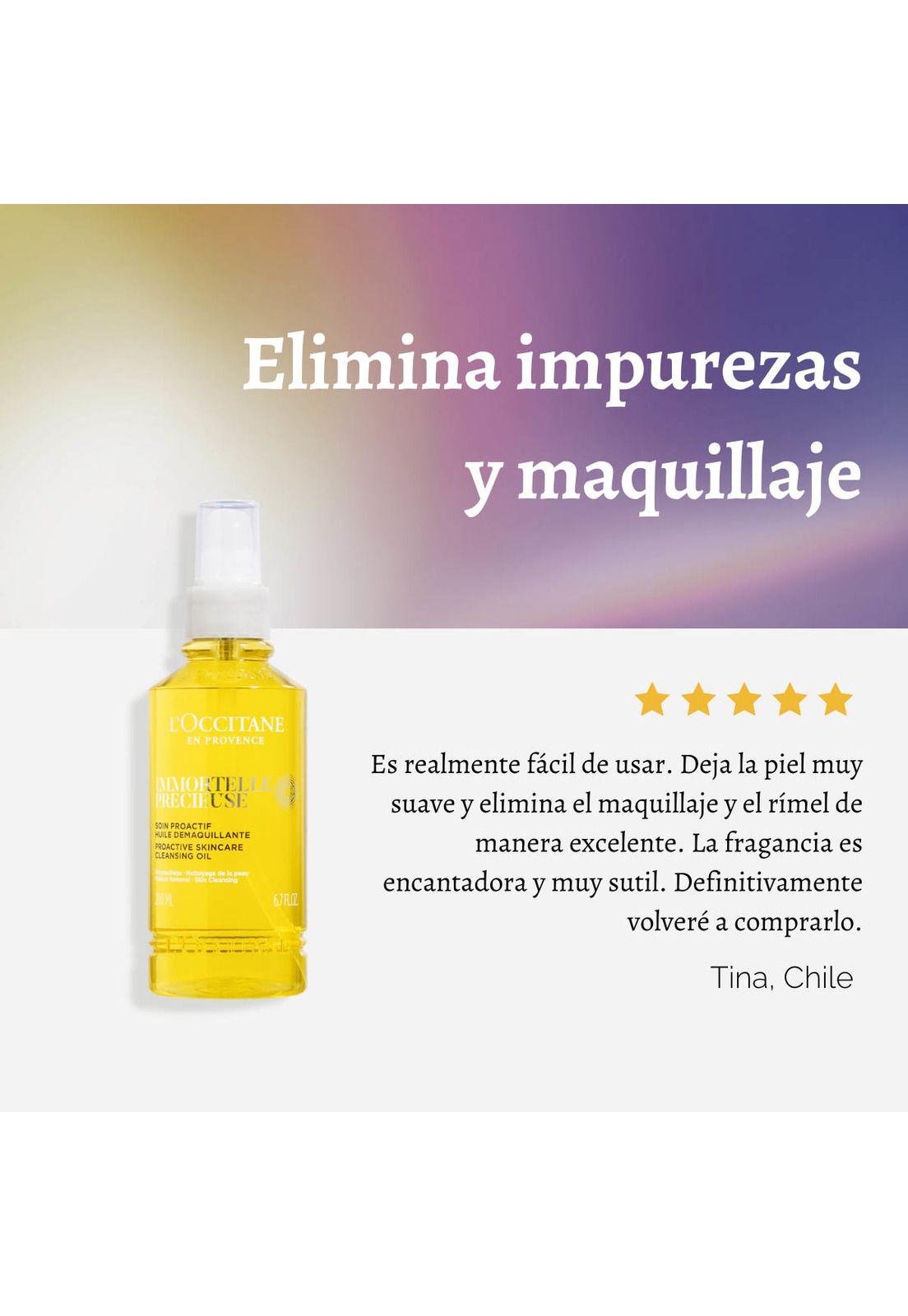 Aceite Facial Limpiador Preciosa Immortelle 200 ml-5