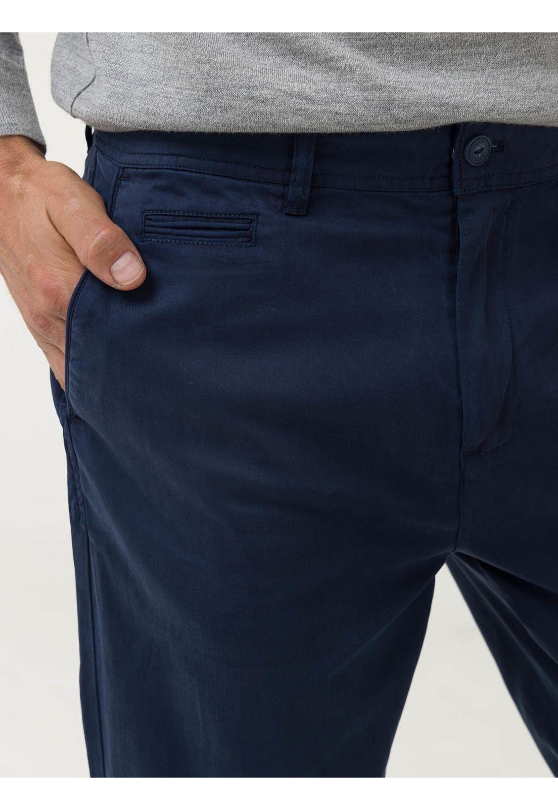 Pantalón Algodón Hombre Napoli Azul-6