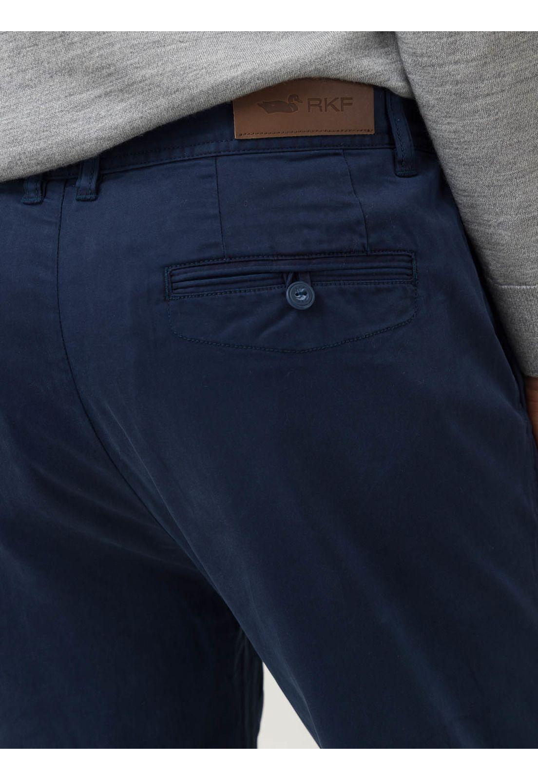 Pantalón Algodón Hombre Napoli Azul-7