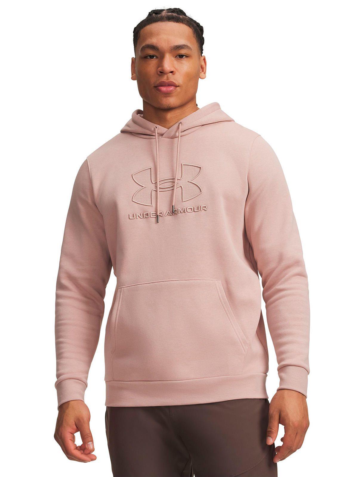 Poleron Icon Fleece Branded rosado Hombre-0