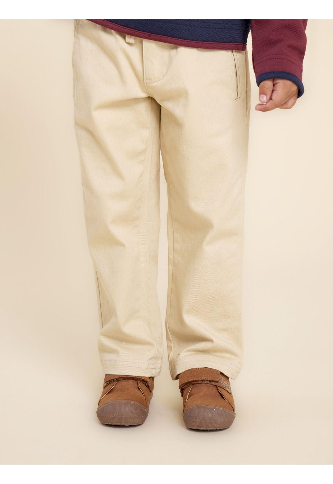 Pantalón Niño Baco Beige-3