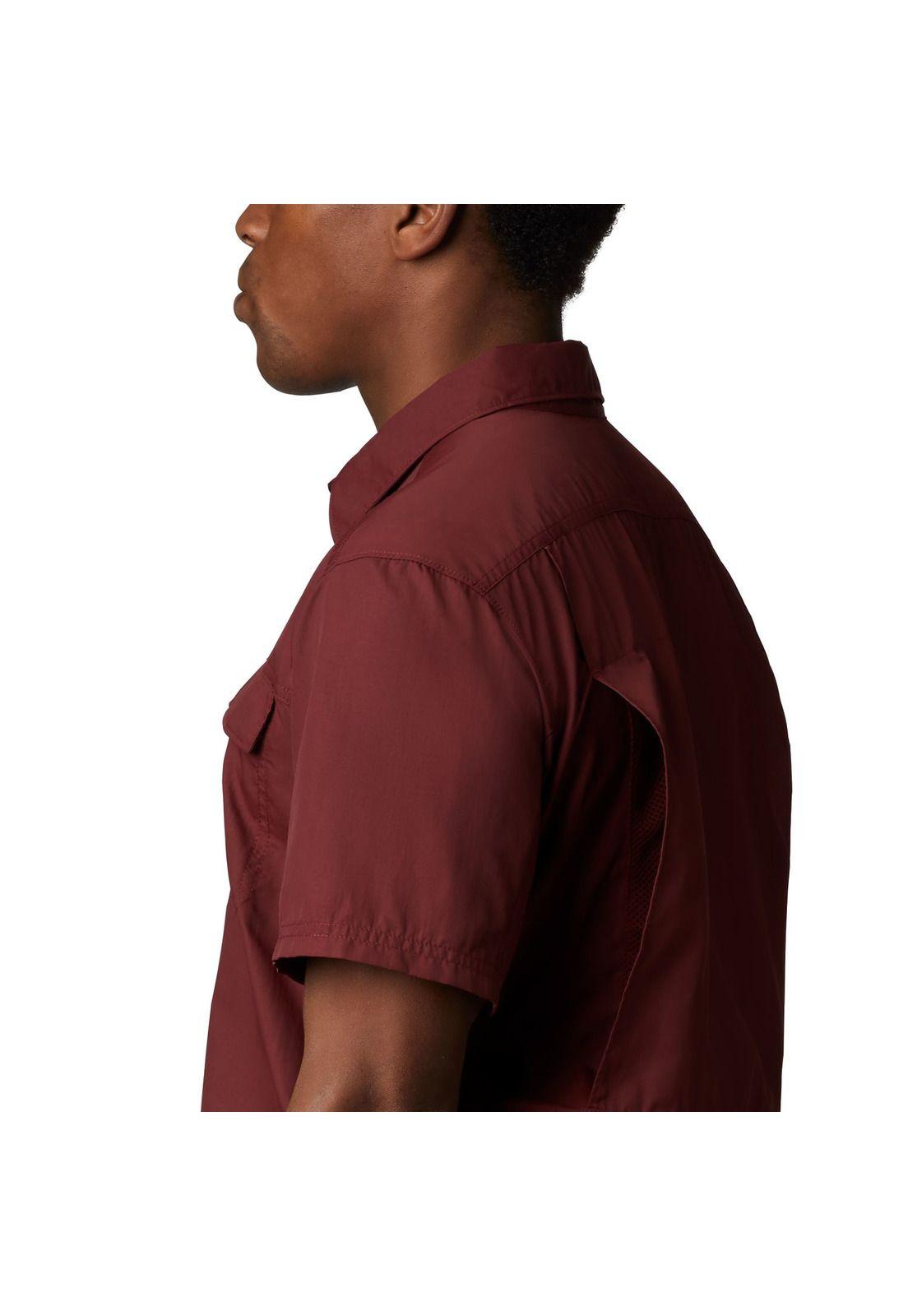 Camisa Silver Ridge™ 2.0 Short Sleeve Shirt Burdeo-3