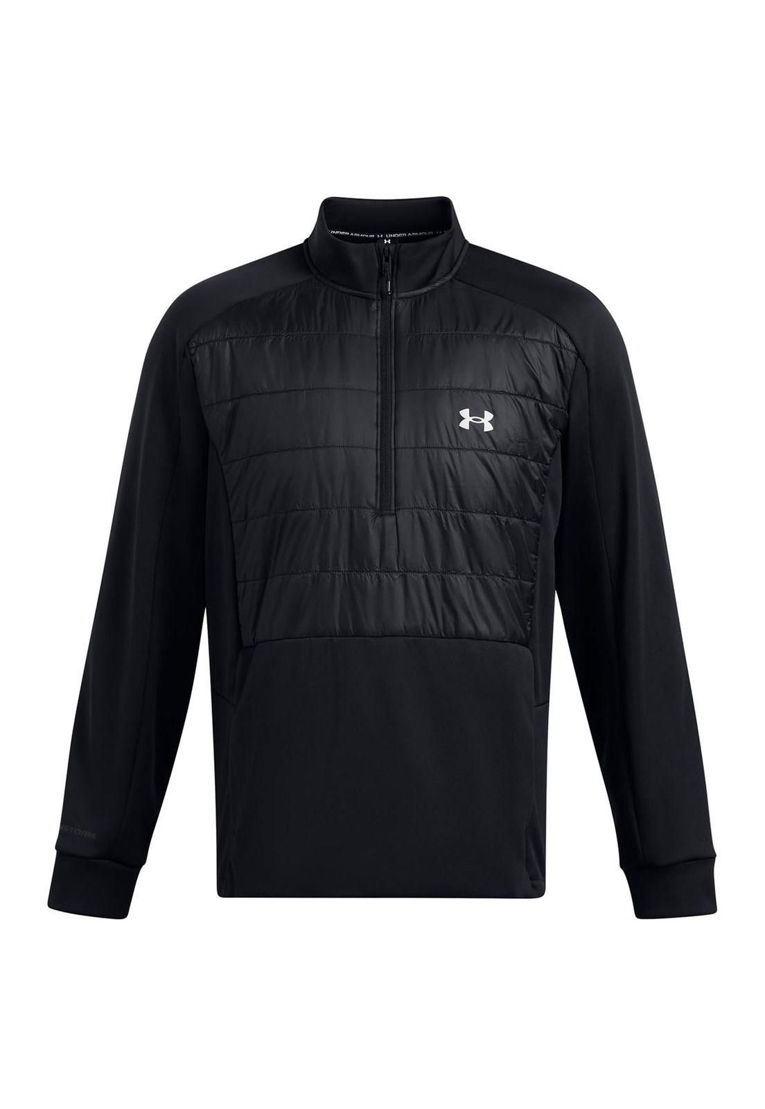 Chaqueta Armor Fleece® ½ Zip hombre Negro-0