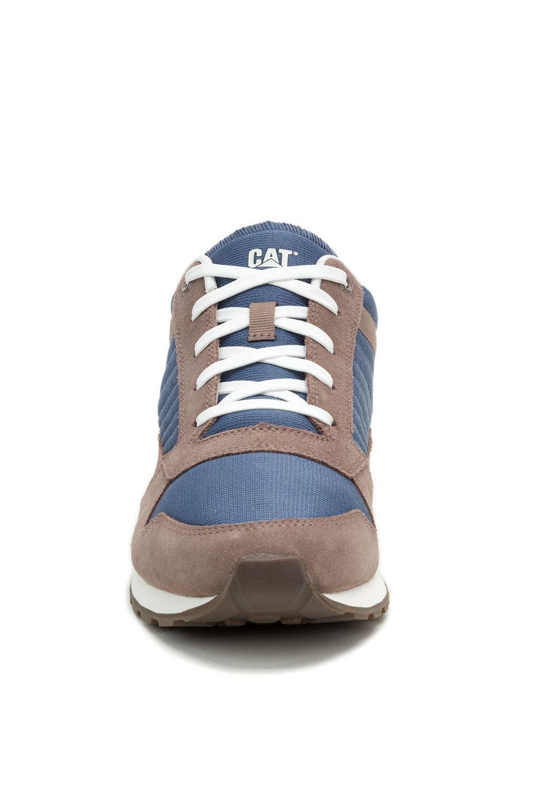 Zapatilla Ventura Hombre Café y Azul-4