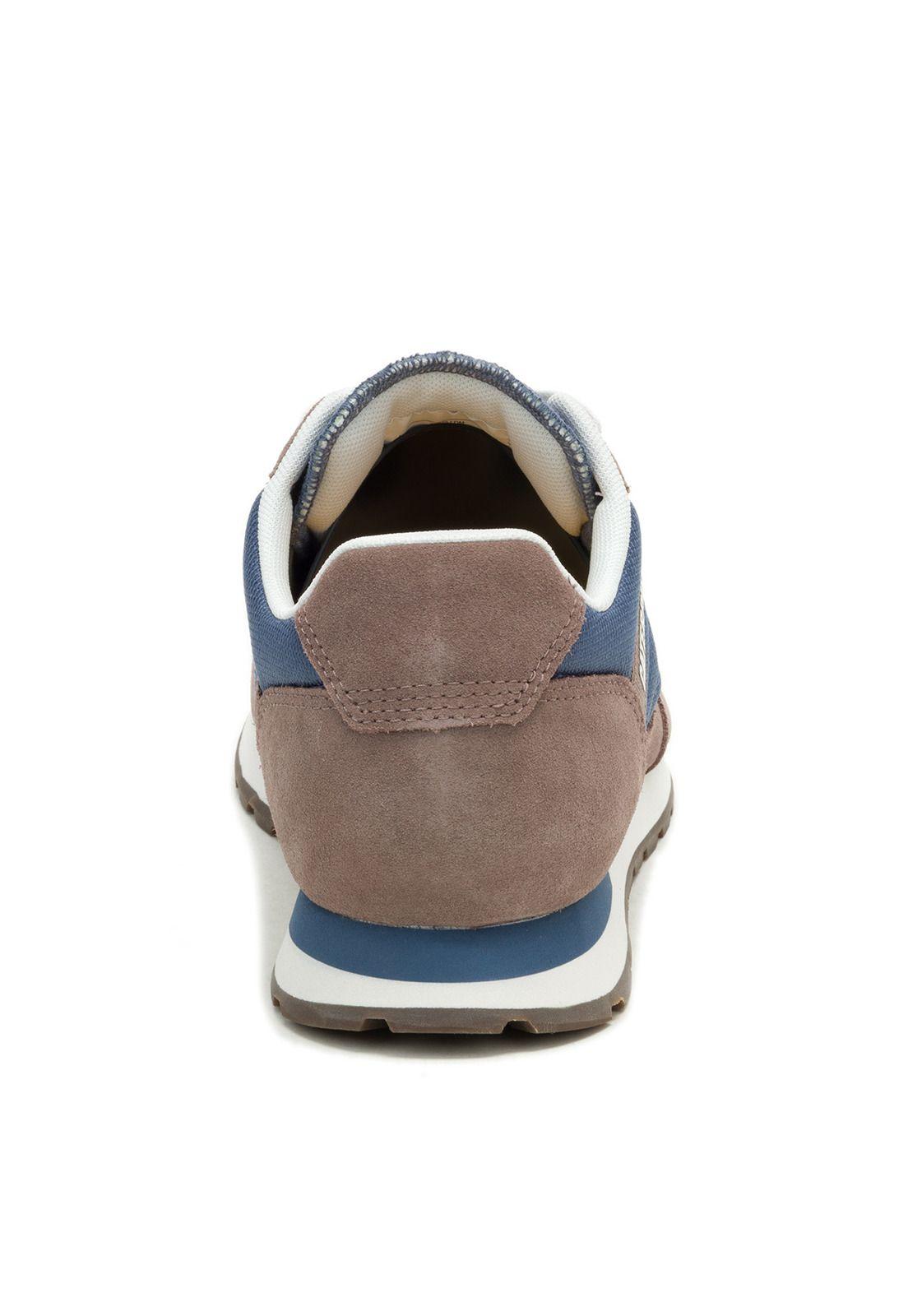 Zapatilla Ventura Hombre Café y Azul-5