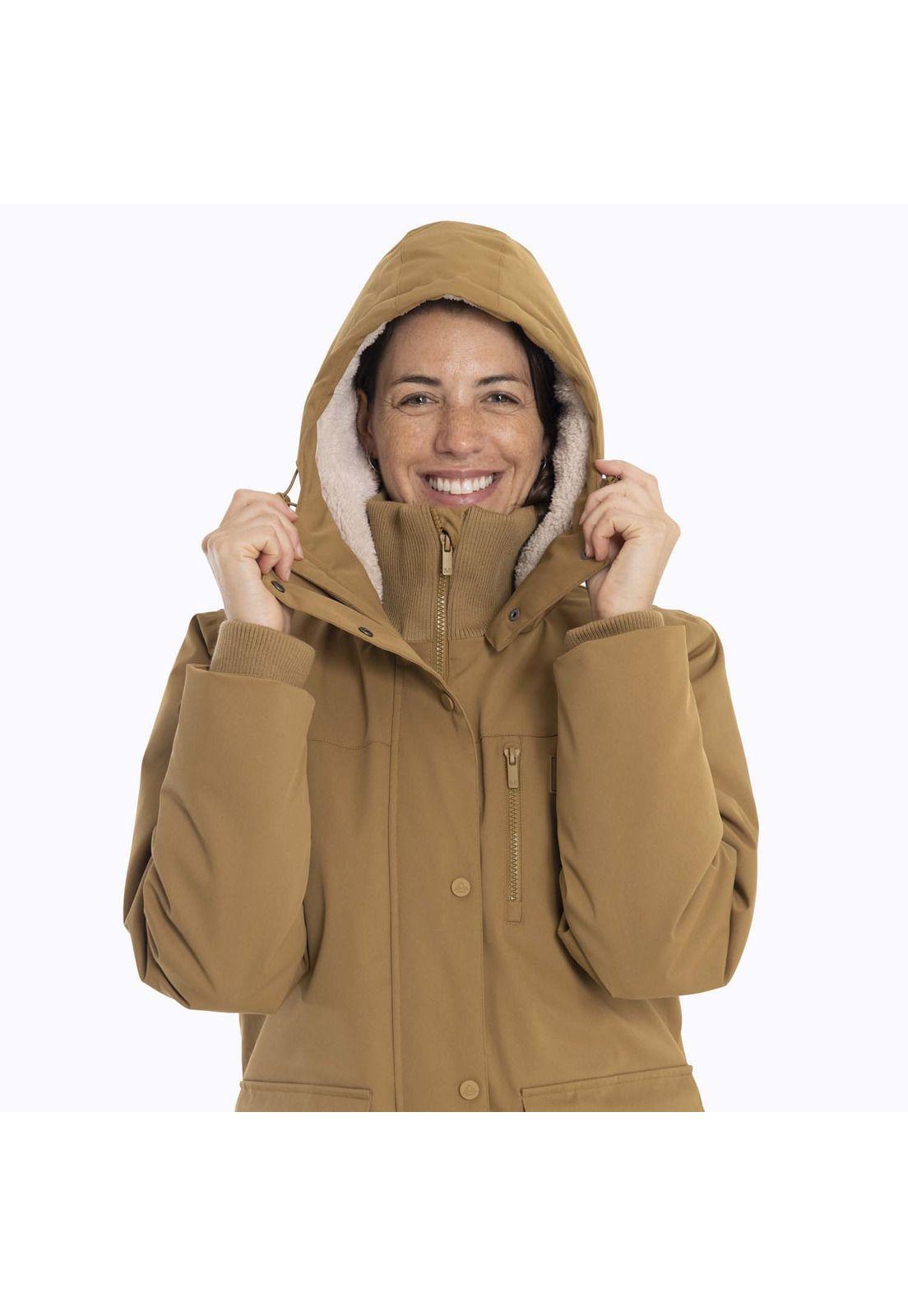 Parka Mujer Porcupine Mostaza Merrell-1