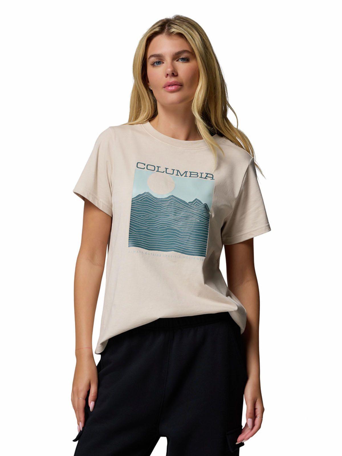 Polera M/L Mujer Rolling Bend Graphic Gris-0