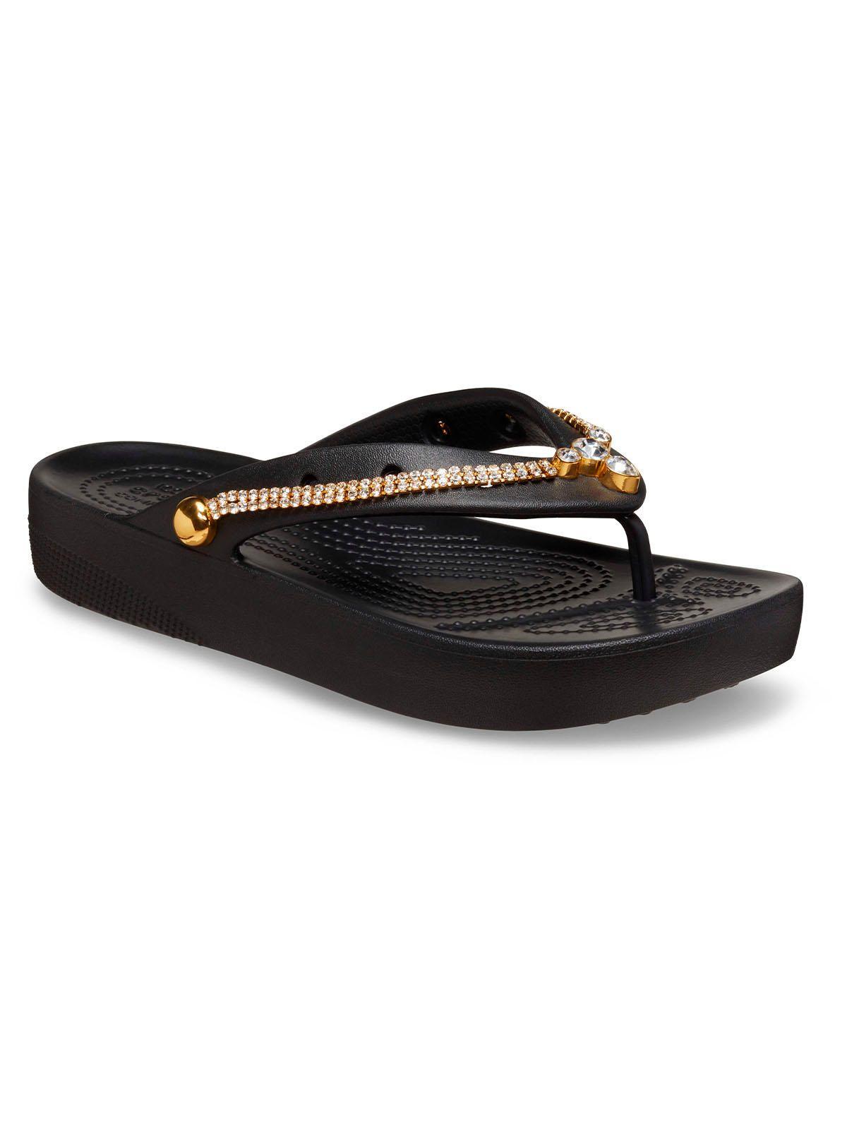 Sandalia Crocs Mujer Tiara Flip Negro-6