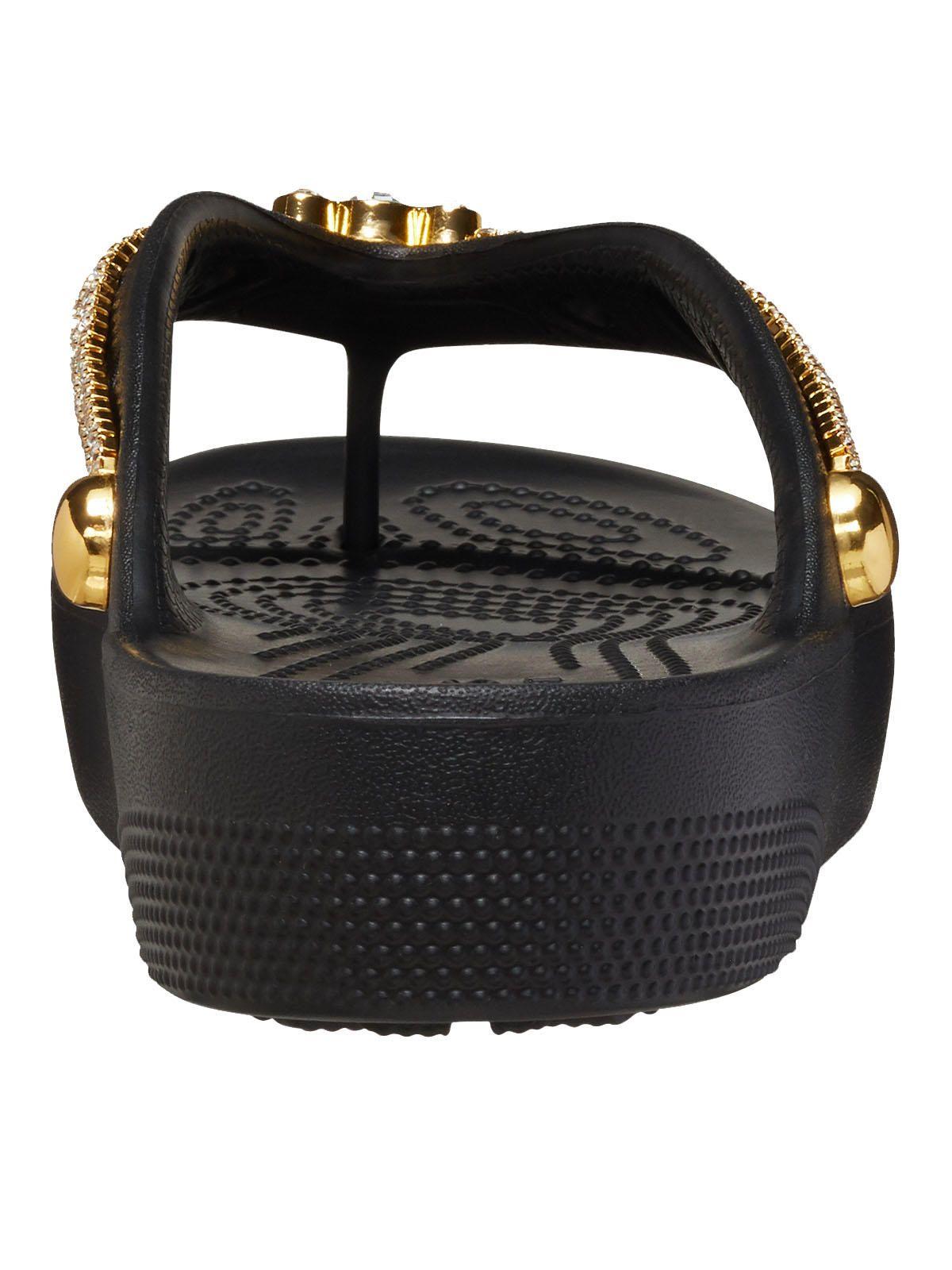 Sandalia Crocs Mujer Tiara Flip Negro-7