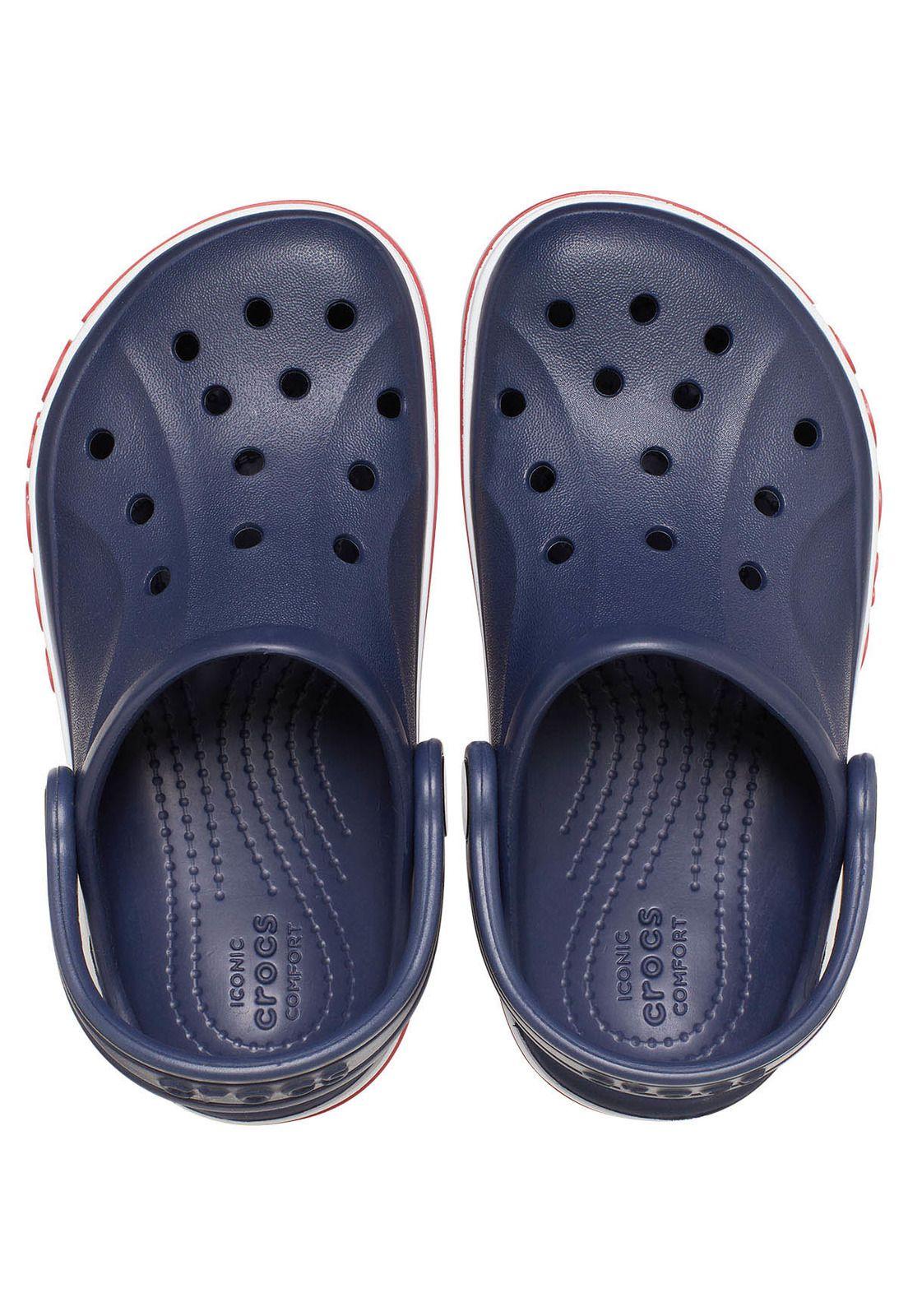 Zueco Crocs Niño Bayaband Clog Azul-4
