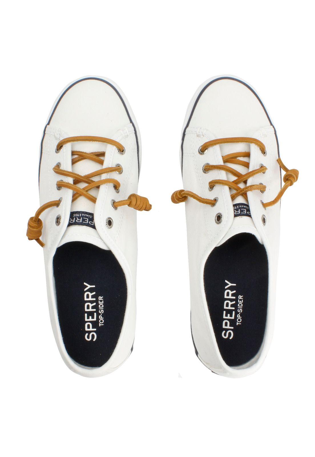 Zapatilla Seacoast Cnvs 2 Lace Blanco Mujer Sperry-3