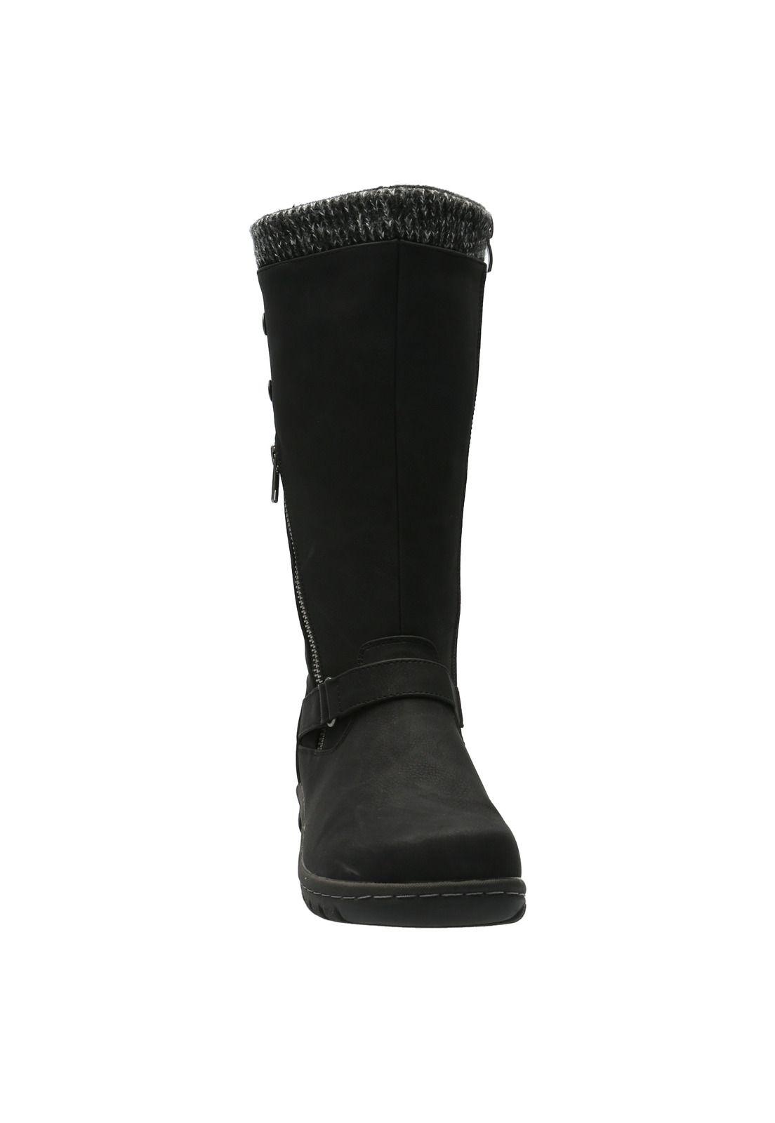 Bota Mujer Glen Negro-2