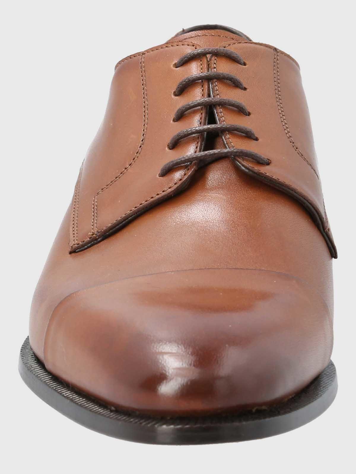 Zapato Italiano Hombre Cuero Morati Café-3