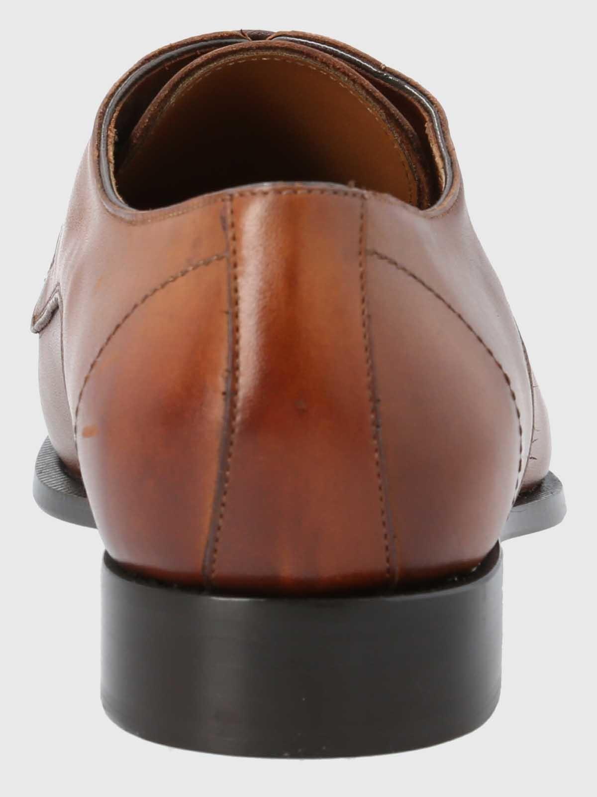 Zapato Italiano Hombre Cuero Morati Café-6