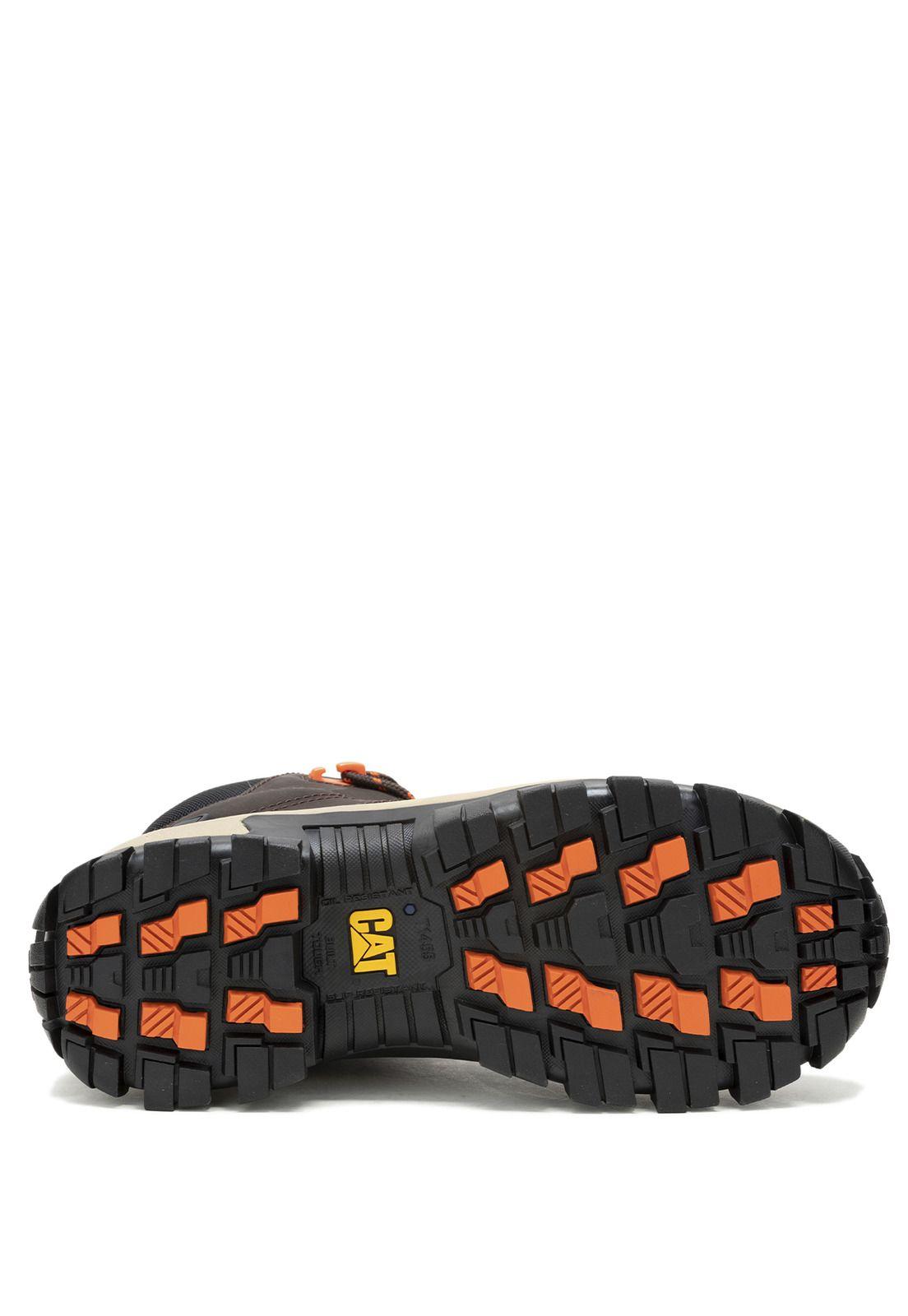 Bota cuero Invader Mid Vent Ct Café Hombre-7