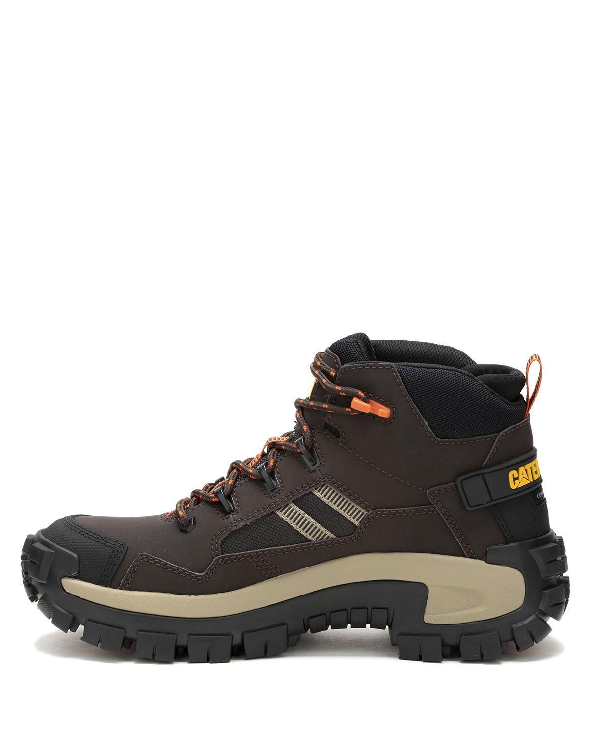 Bota cuero Invader Mid Vent Ct Café Hombre-3
