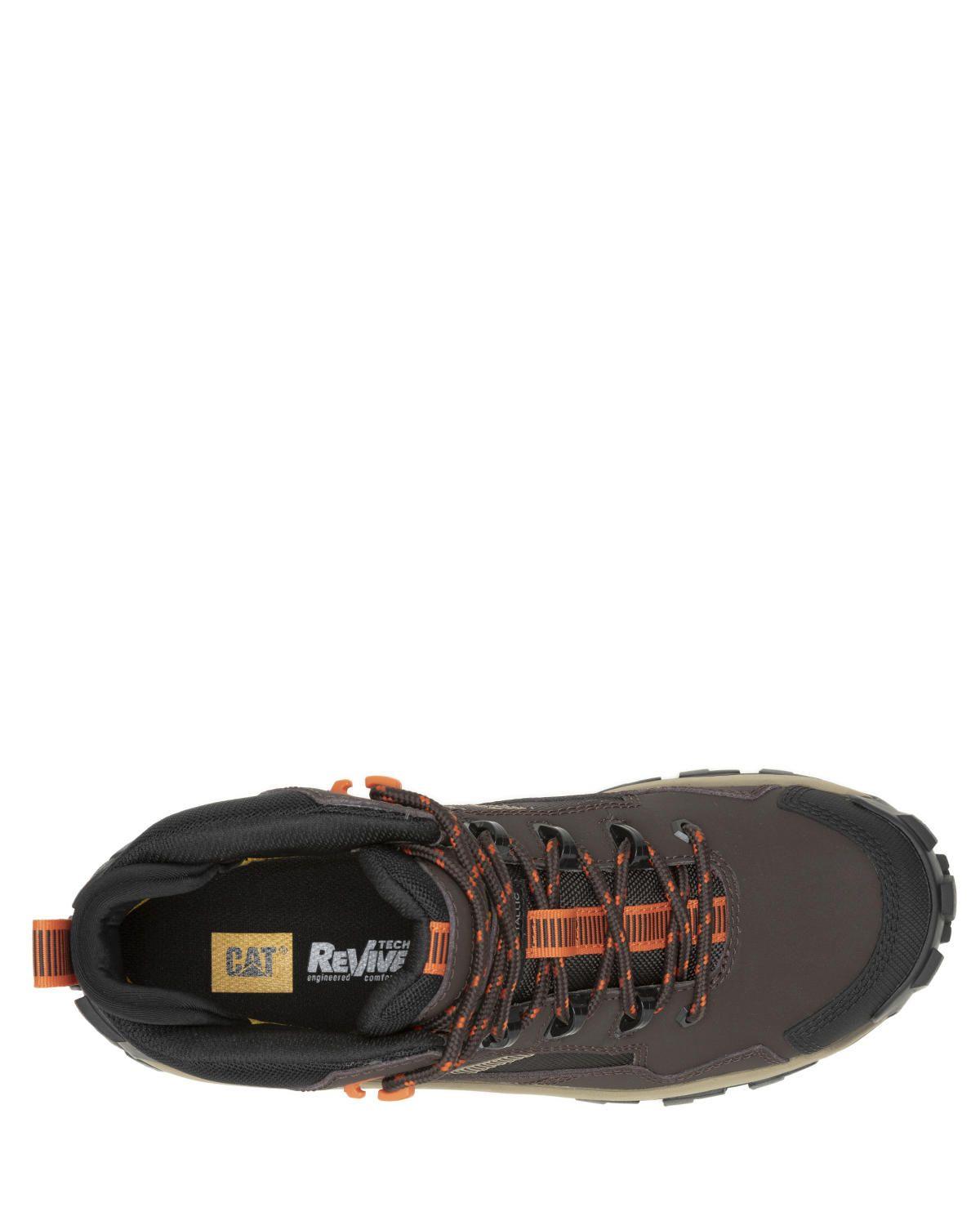 Bota cuero Invader Mid Vent Ct Café Hombre-6