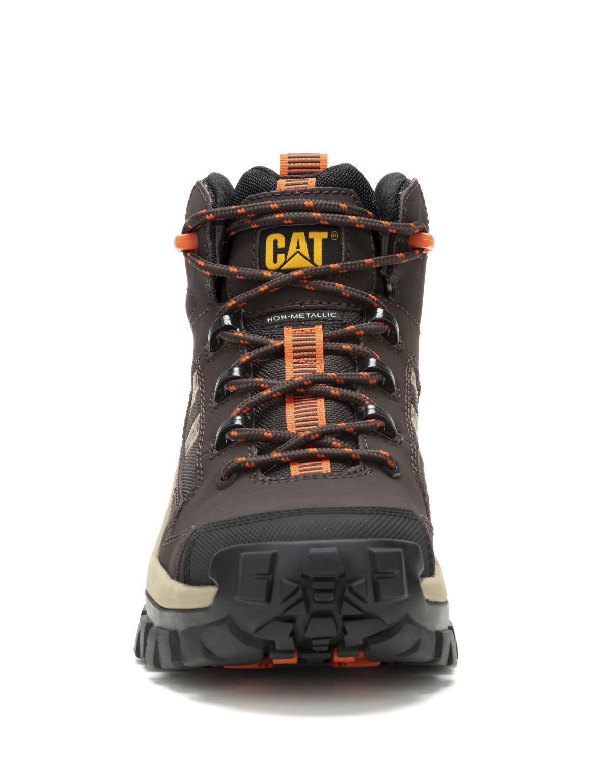 Bota cuero Invader Mid Vent Ct Café Hombre-5