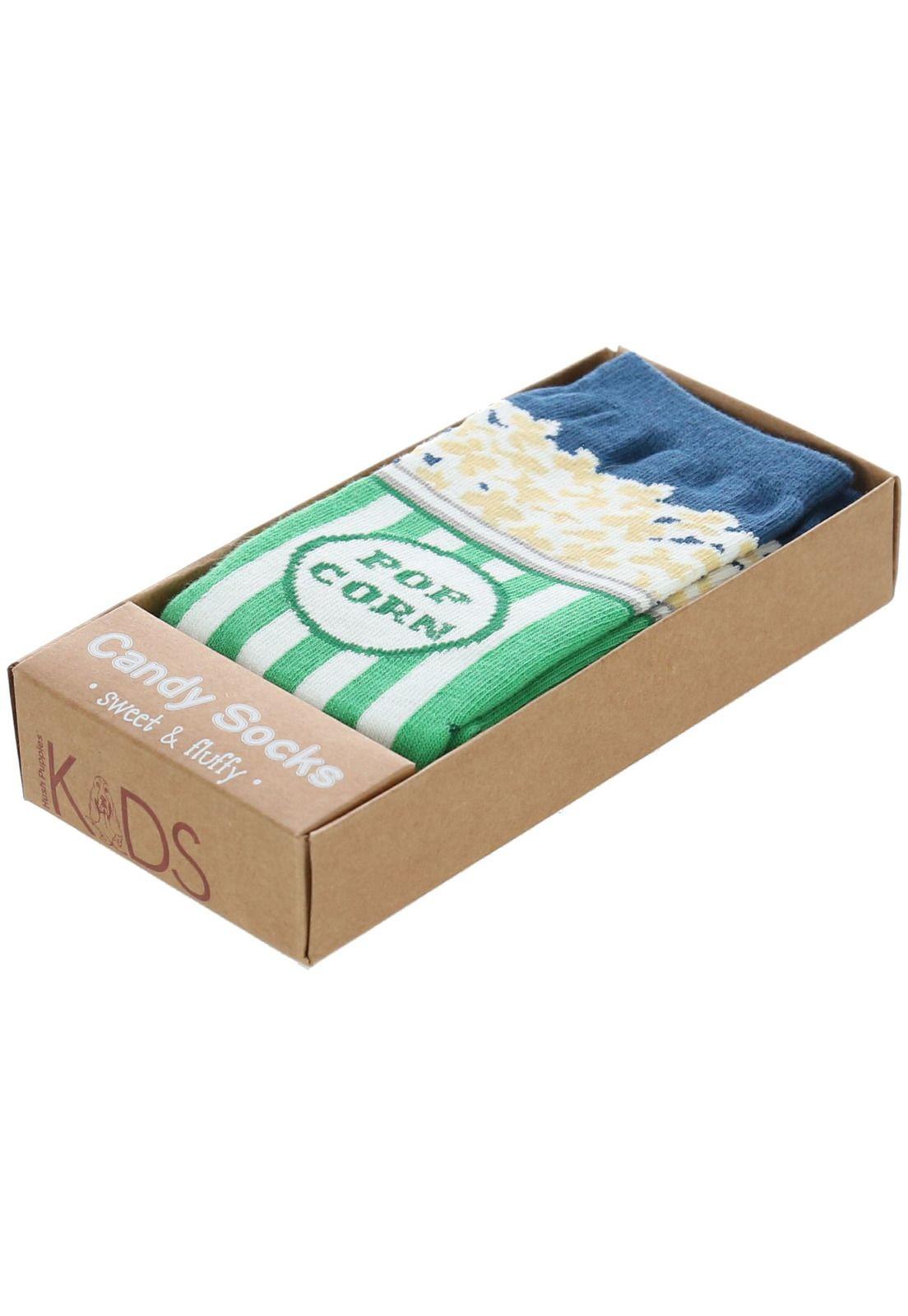Pack Calcetín Algodón B C Candy Popcorn Hush Puppies-1
