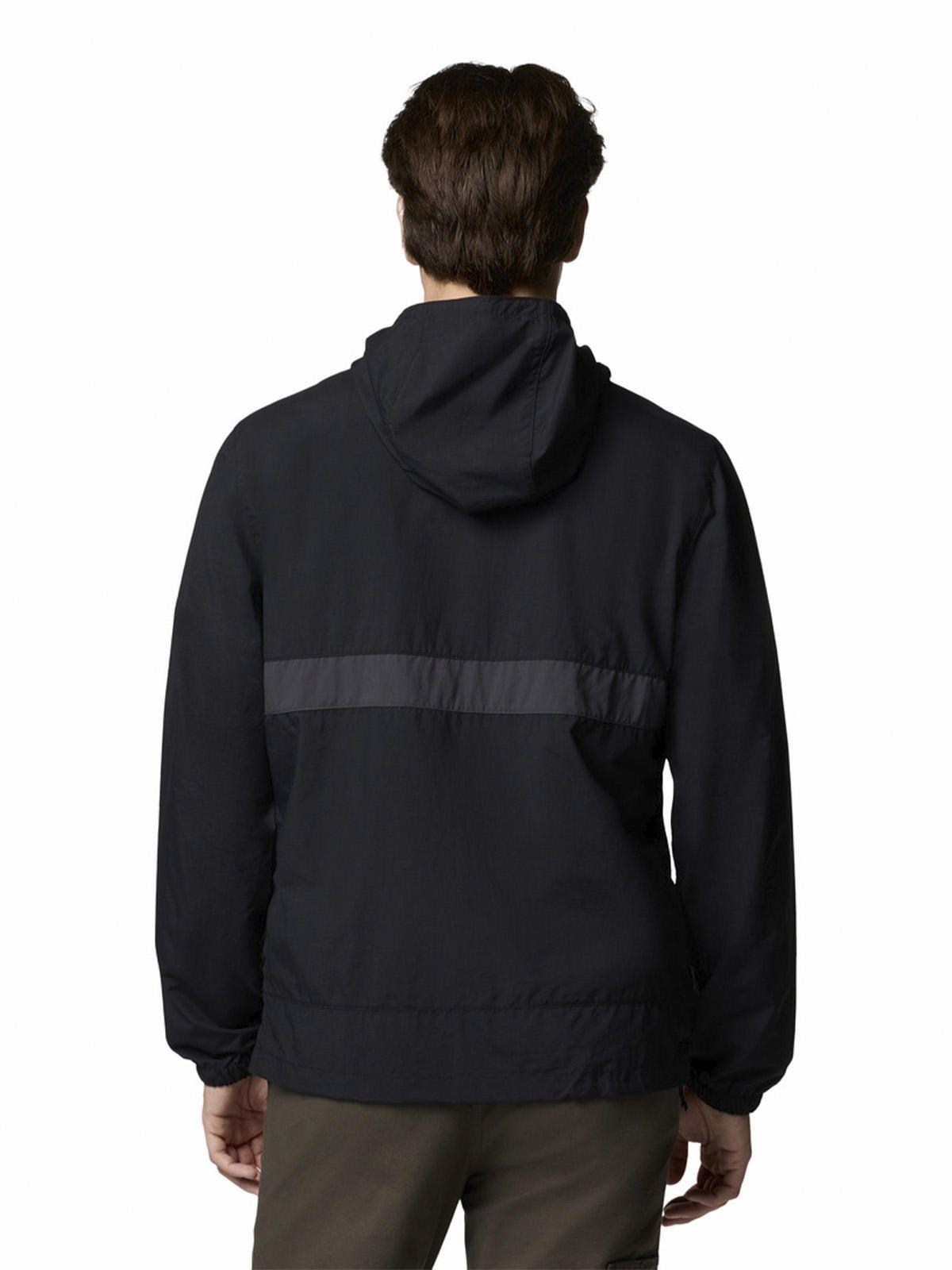 Cortaviento Hombre Spire Valley Hooded Negro-4