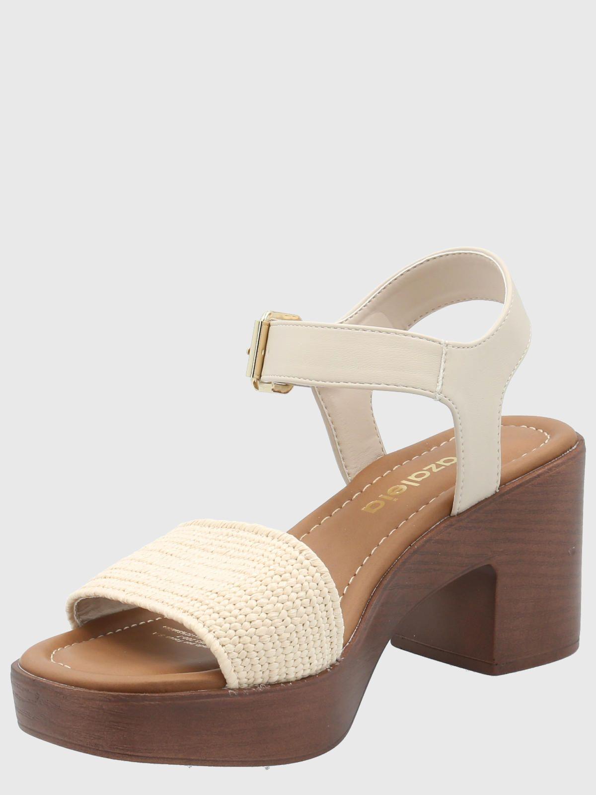 Sandalia Mujer Filippo Beige -4