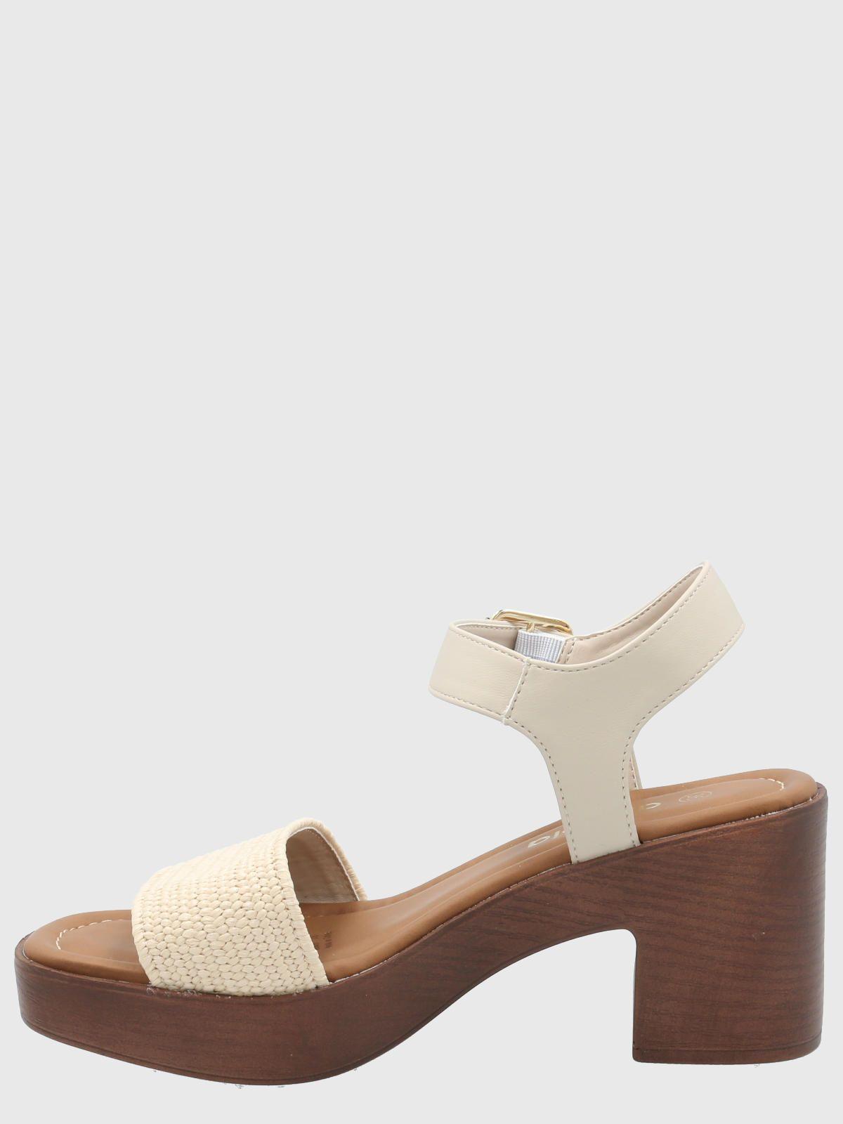 Sandalia Mujer Filippo Beige -5