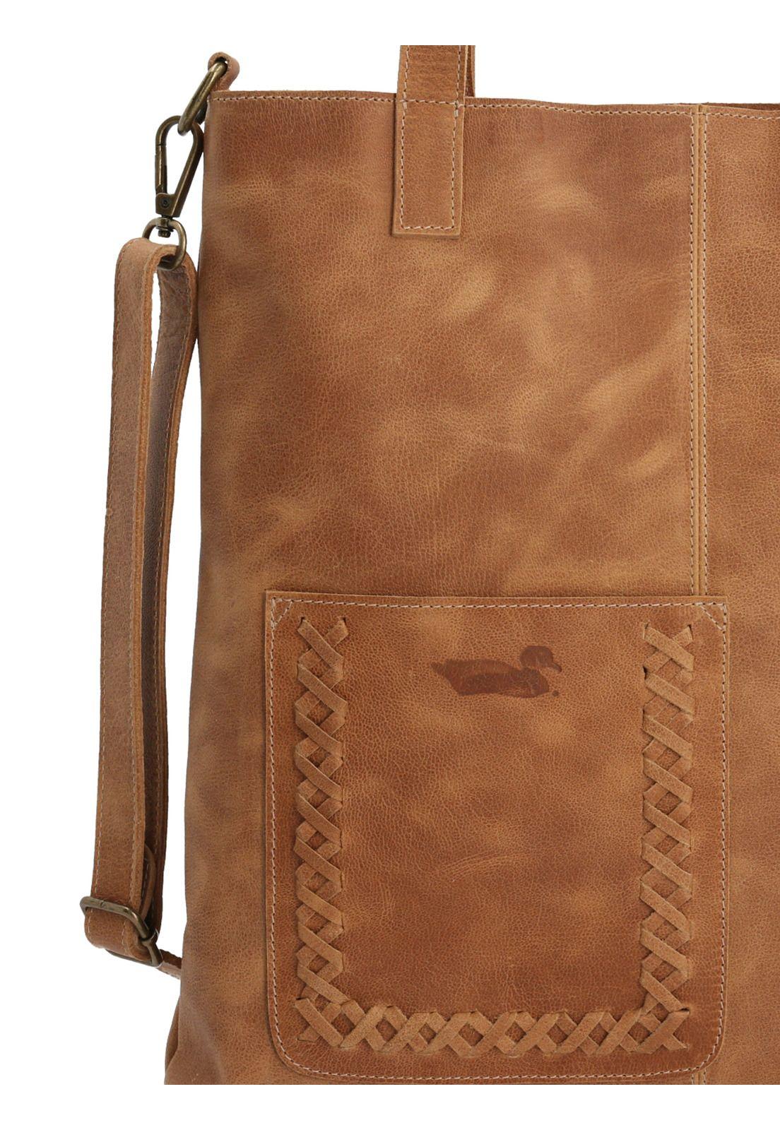 Cartera Cuero Café Claro Brady Bag Mujer-4