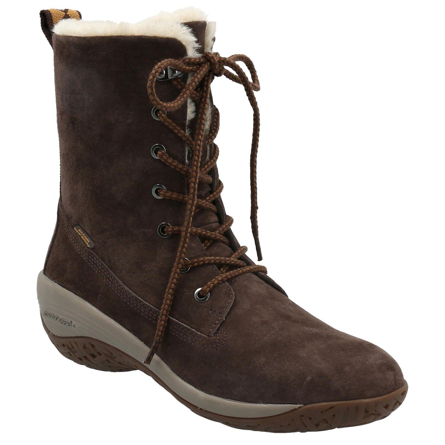 Bota Cuero Mujer Madras Chocolate-0