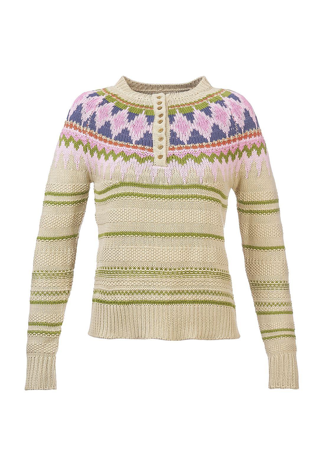 Sweater Algodón Orgánico Coucou Durazno Mujer-0