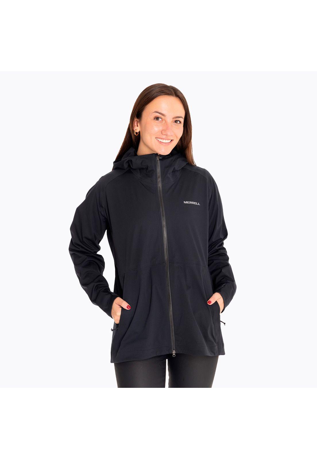 Impermeable Mujer Whisper Rain Shell Negro-0