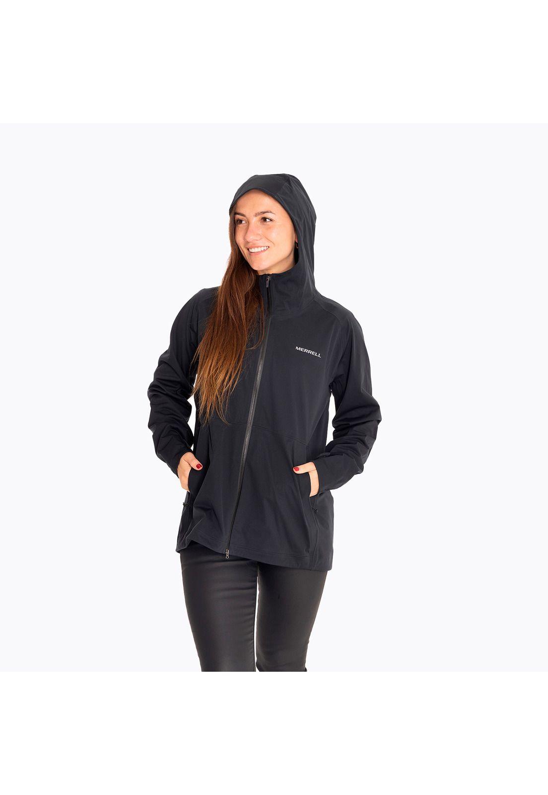 Impermeable Mujer Whisper Rain Shell Negro-1