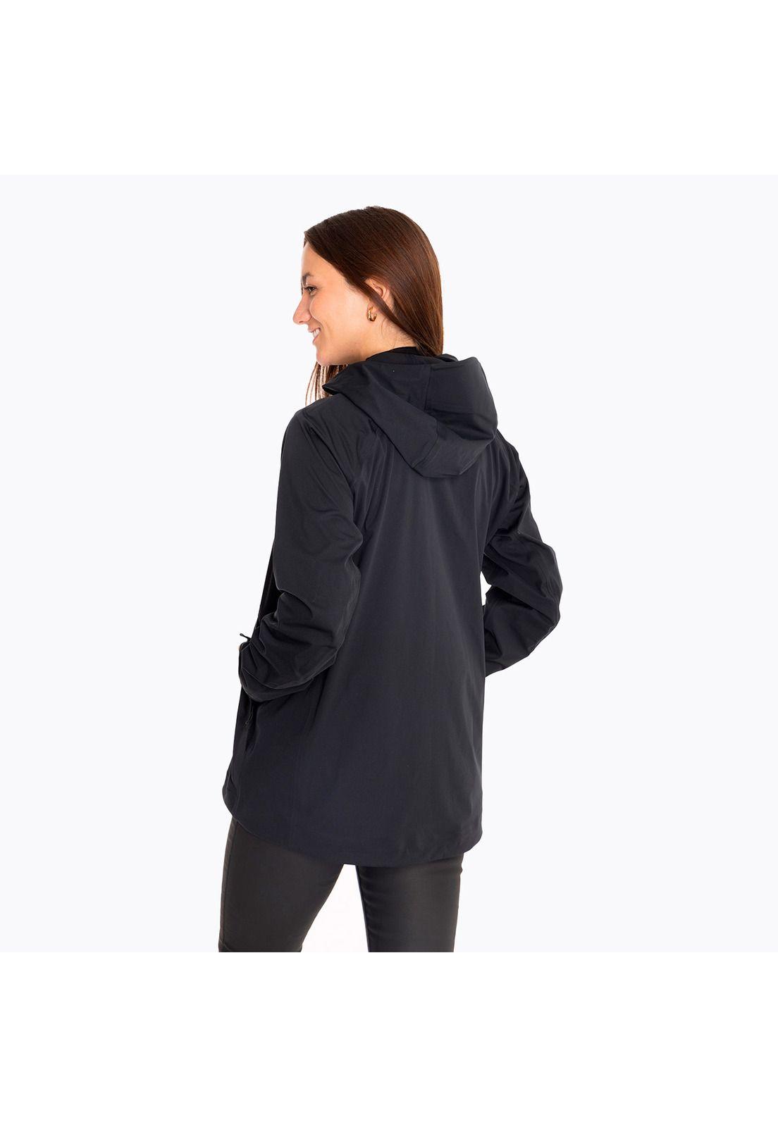 Impermeable Mujer Whisper Rain Shell Negro-3