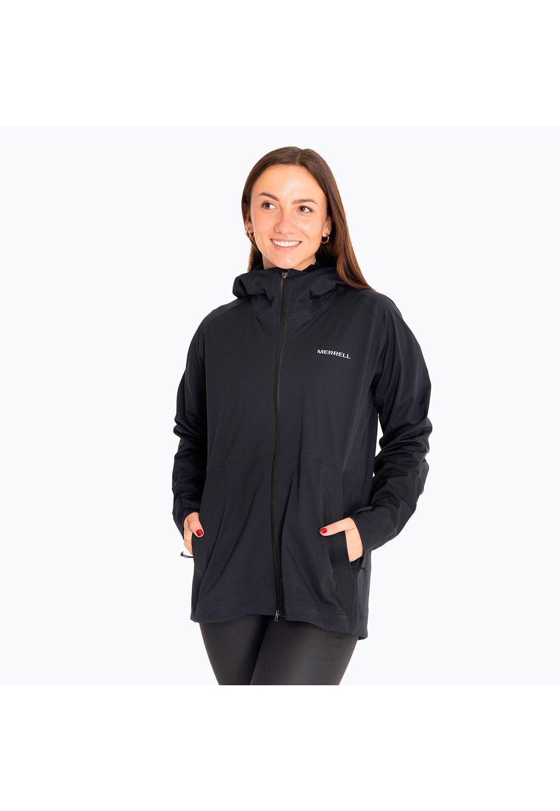 Impermeable Mujer Whisper Rain Shell Negro-4