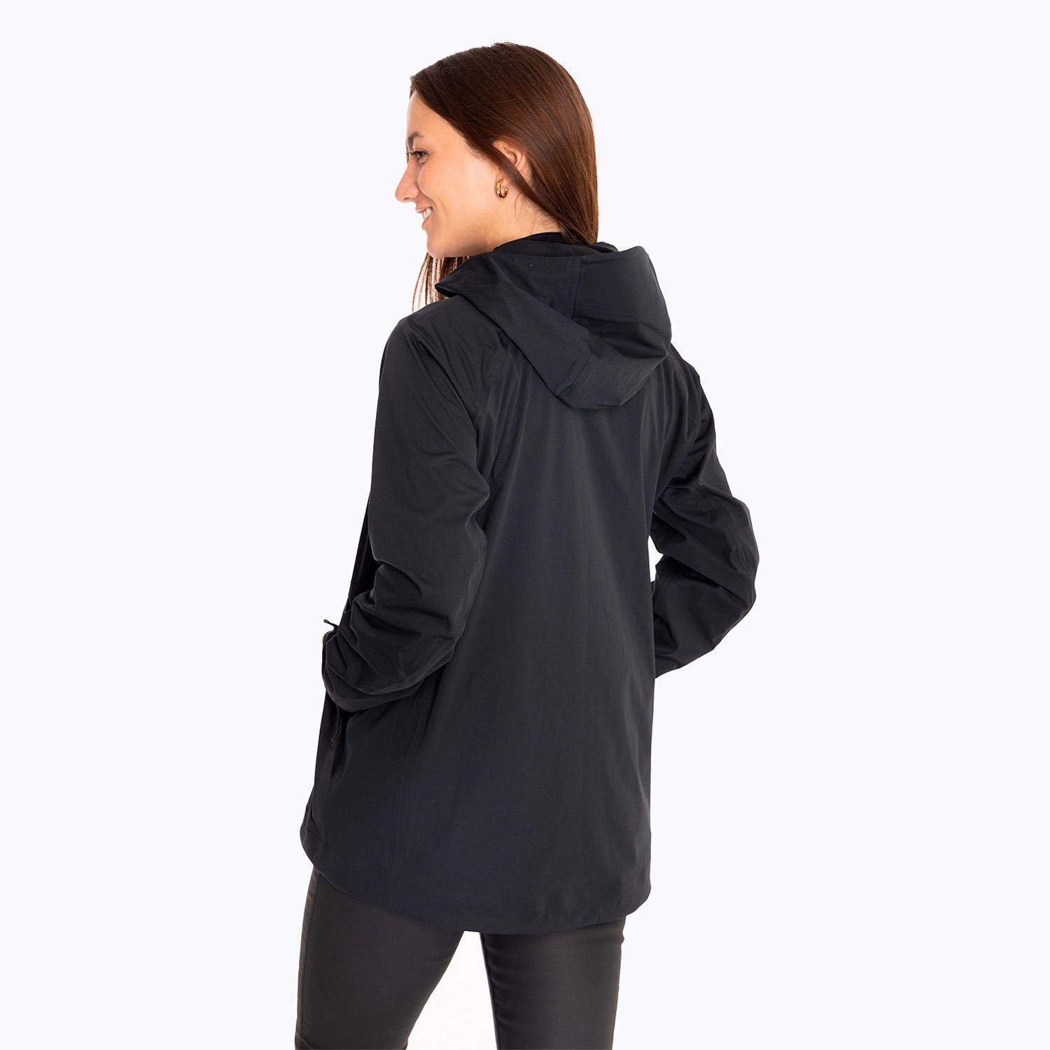 Impermeable Mujer Whisper Rain Shell Negro-3