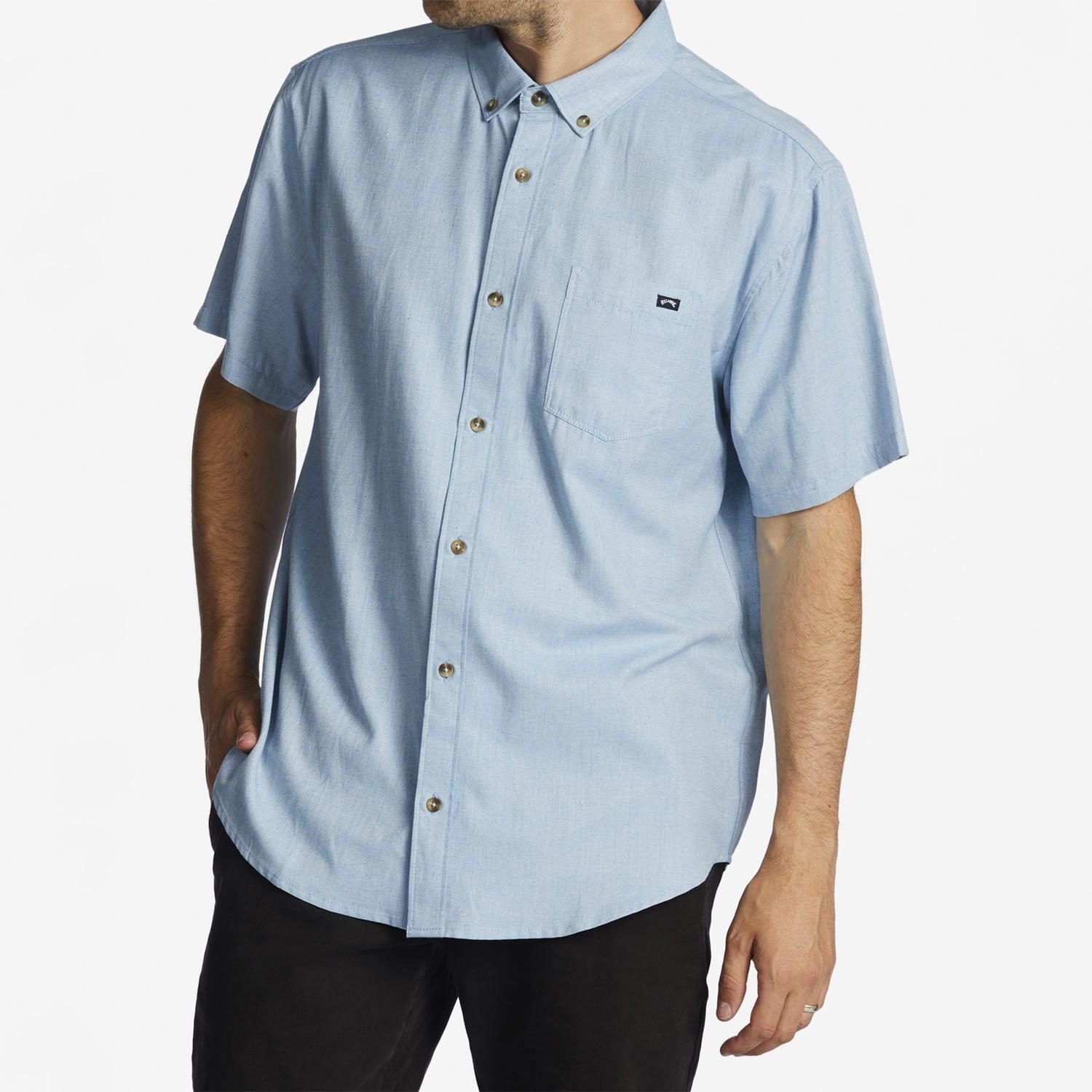 Camisa M/C Hombre All Day M Wvtp Celeste-0