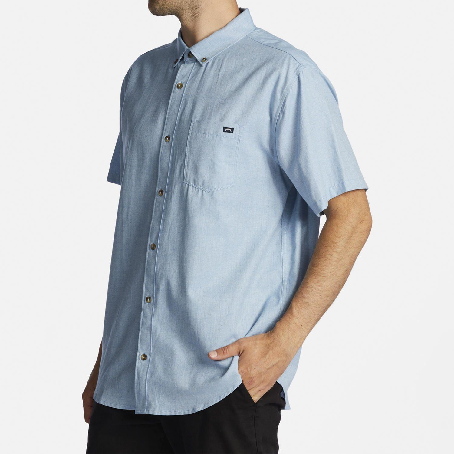 Camisa M/C Hombre All Day M Wvtp Celeste-1
