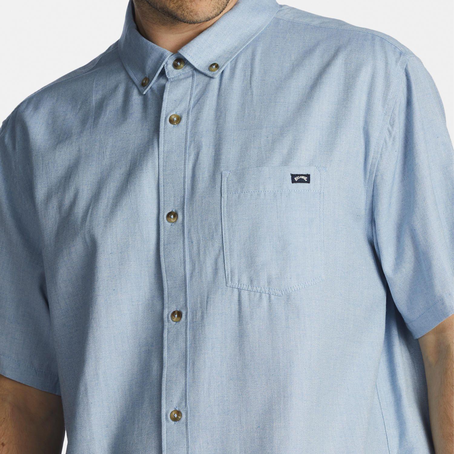 Camisa M/C Hombre All Day M Wvtp Celeste-4