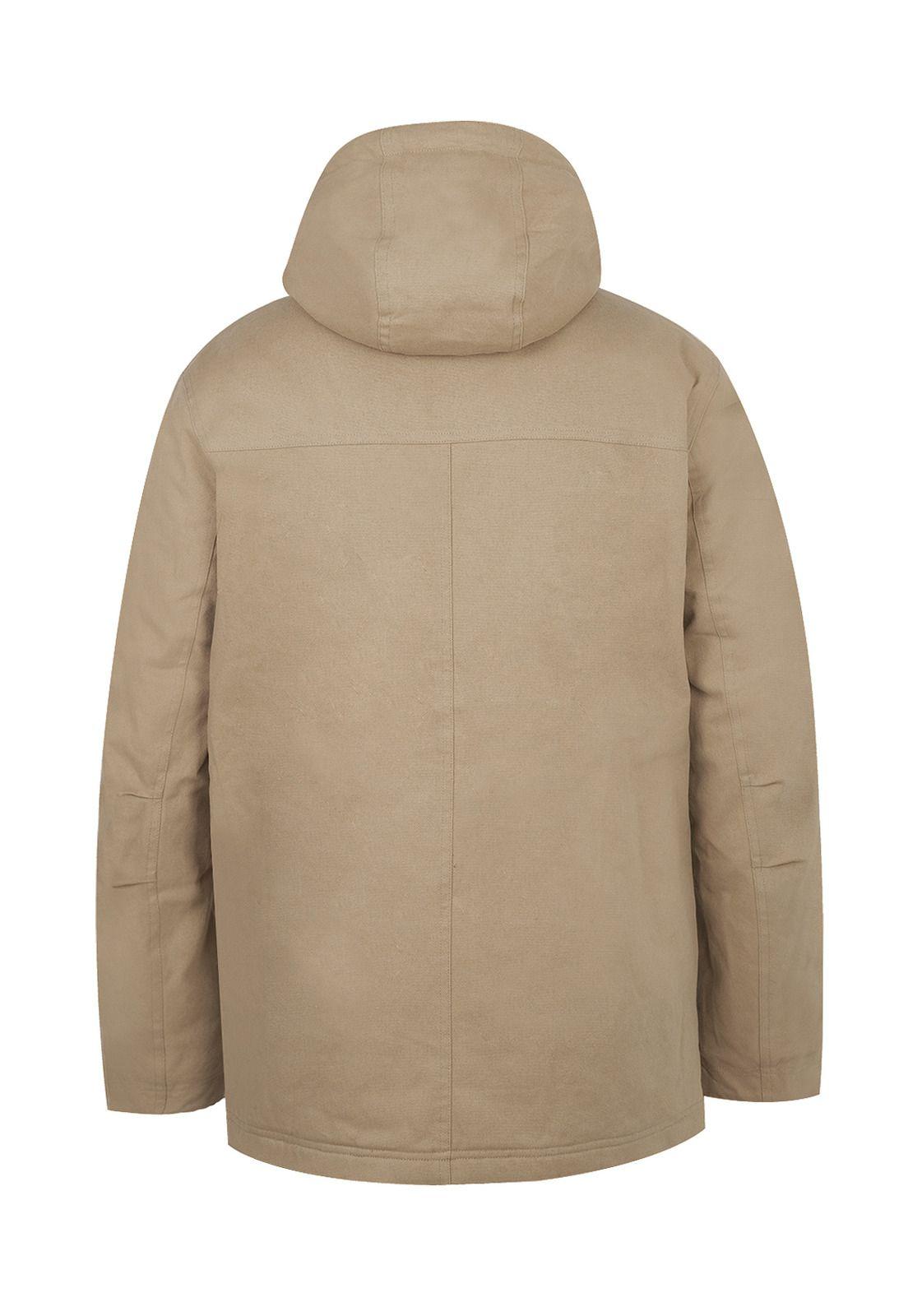 Chaqueta Algodón Orgánico Hombre Telford Café-1